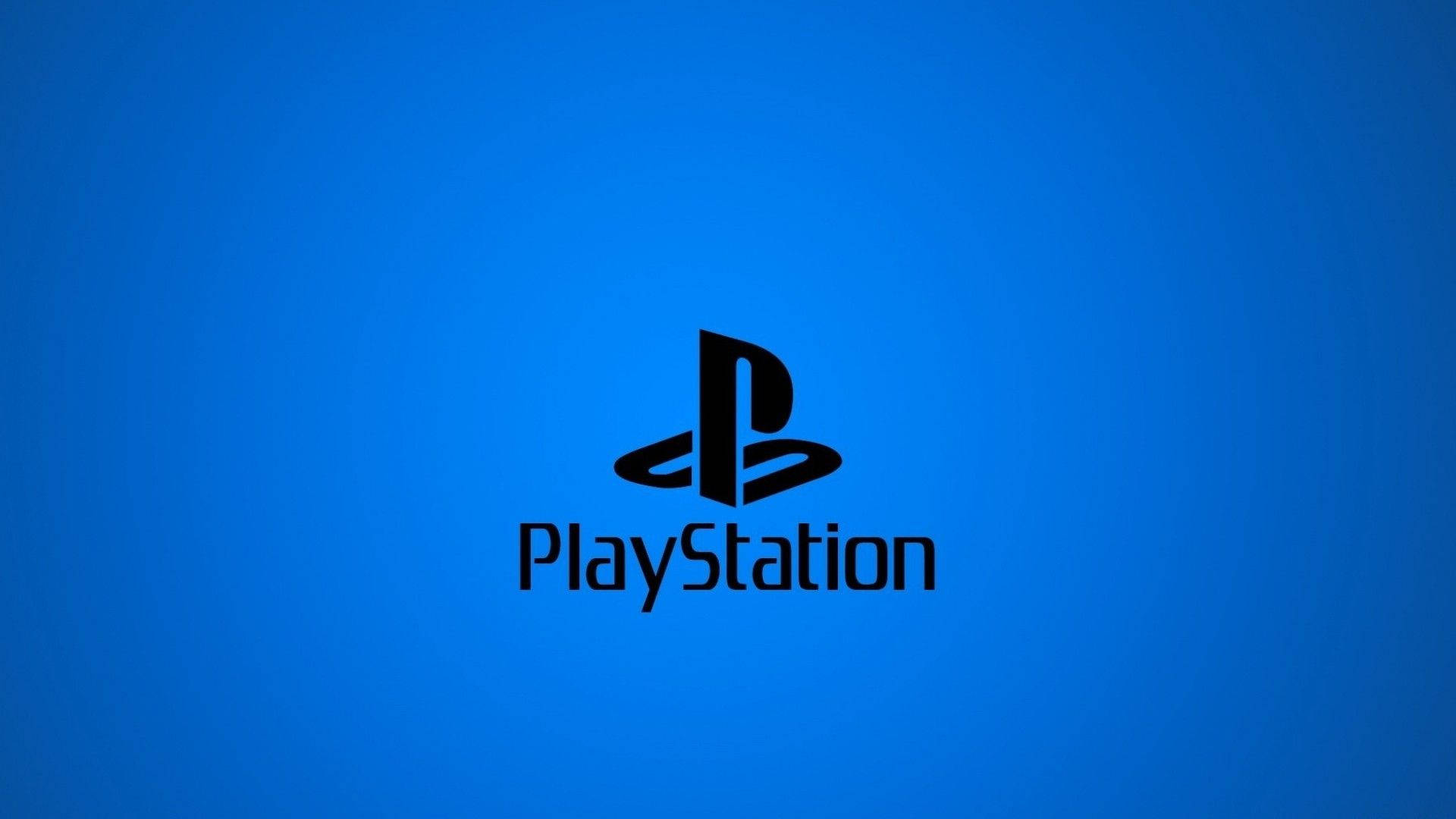 Неоновий синій логотип PS4 Шпалери