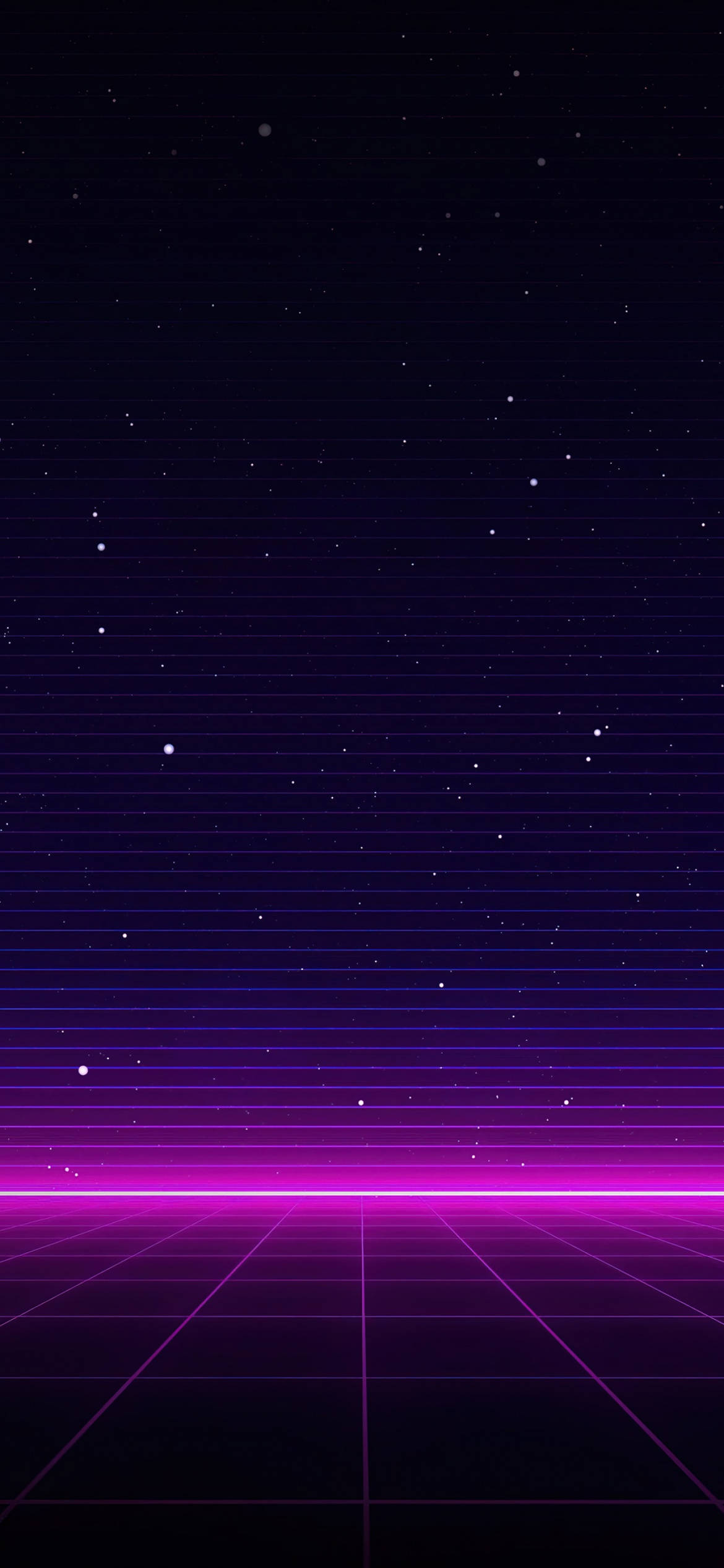 Неоново-фіолетовый iPhone Galaxy Stripes Шпалери