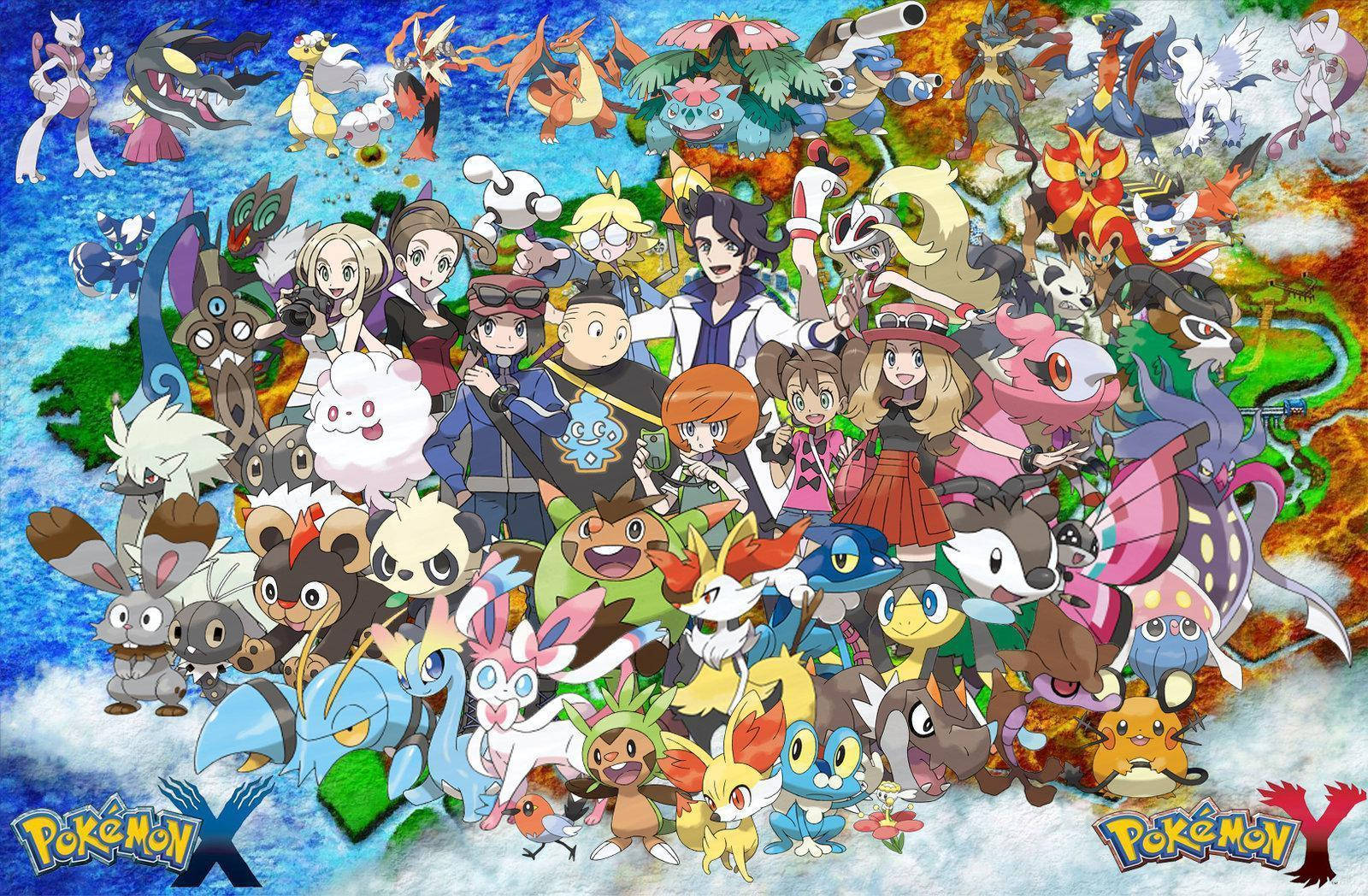 HD шпалери персонажів Pokémon для робочого столу.