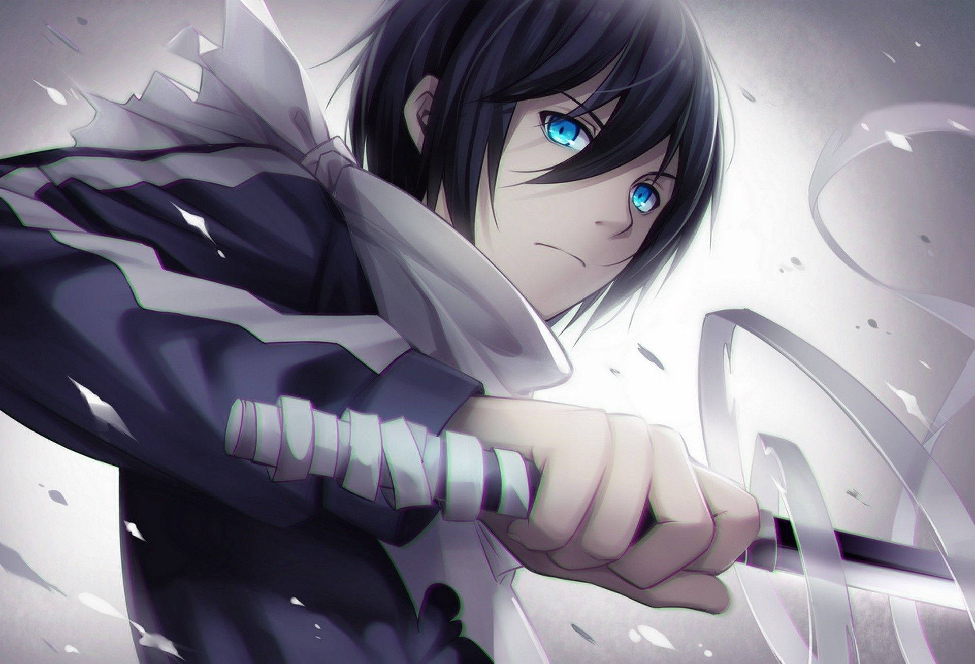 Аніме-хлопець Ято в Noragami шпалери