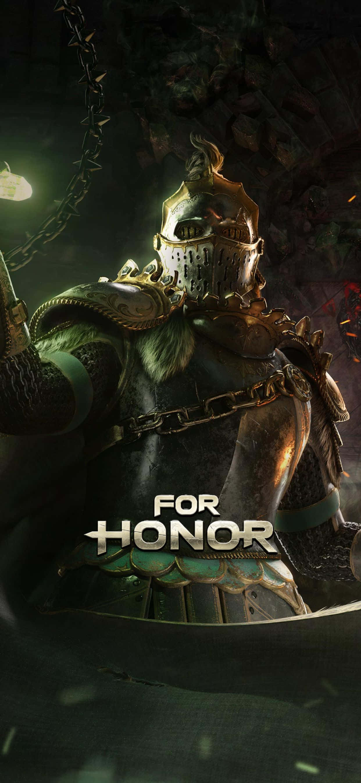 Новейший iPhone Xs Max дарит эпический игровой опыт с For Honor Шпалери