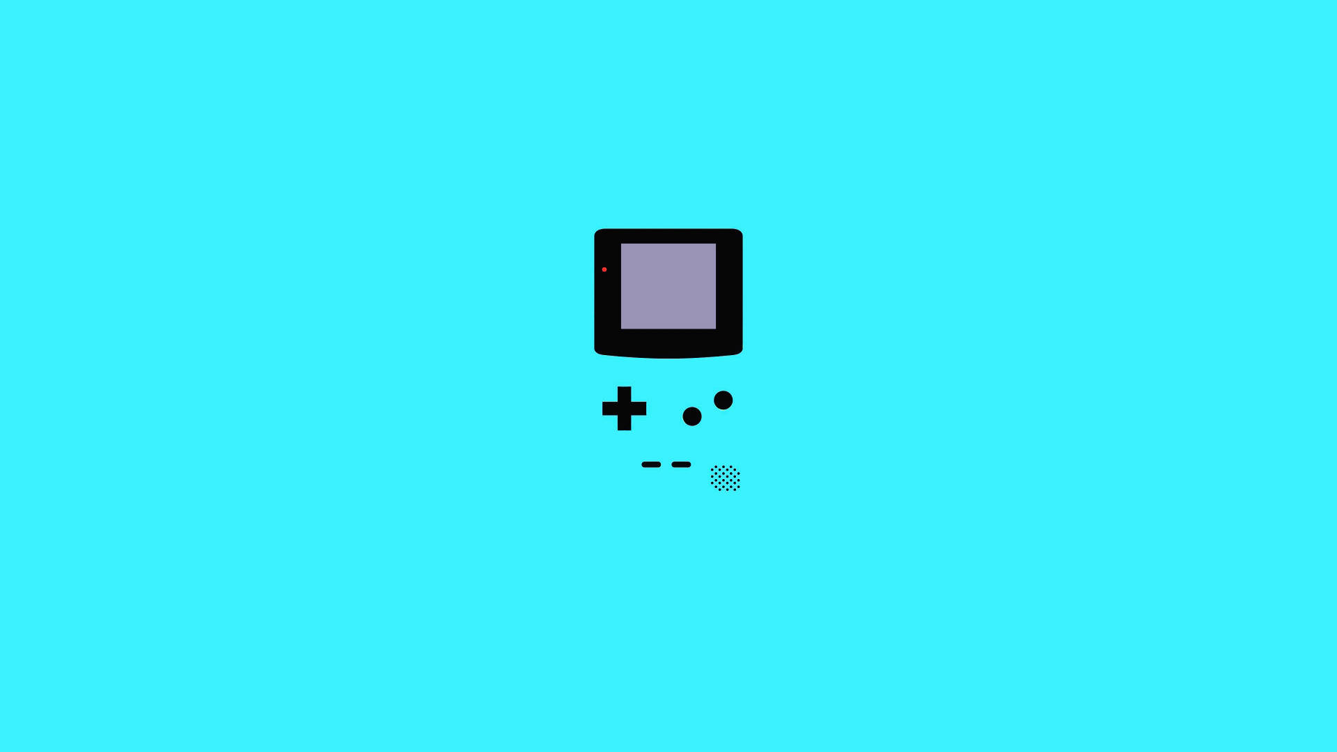 Ностальгія за ретро-іграми з синім Game Boy Color Шпалери