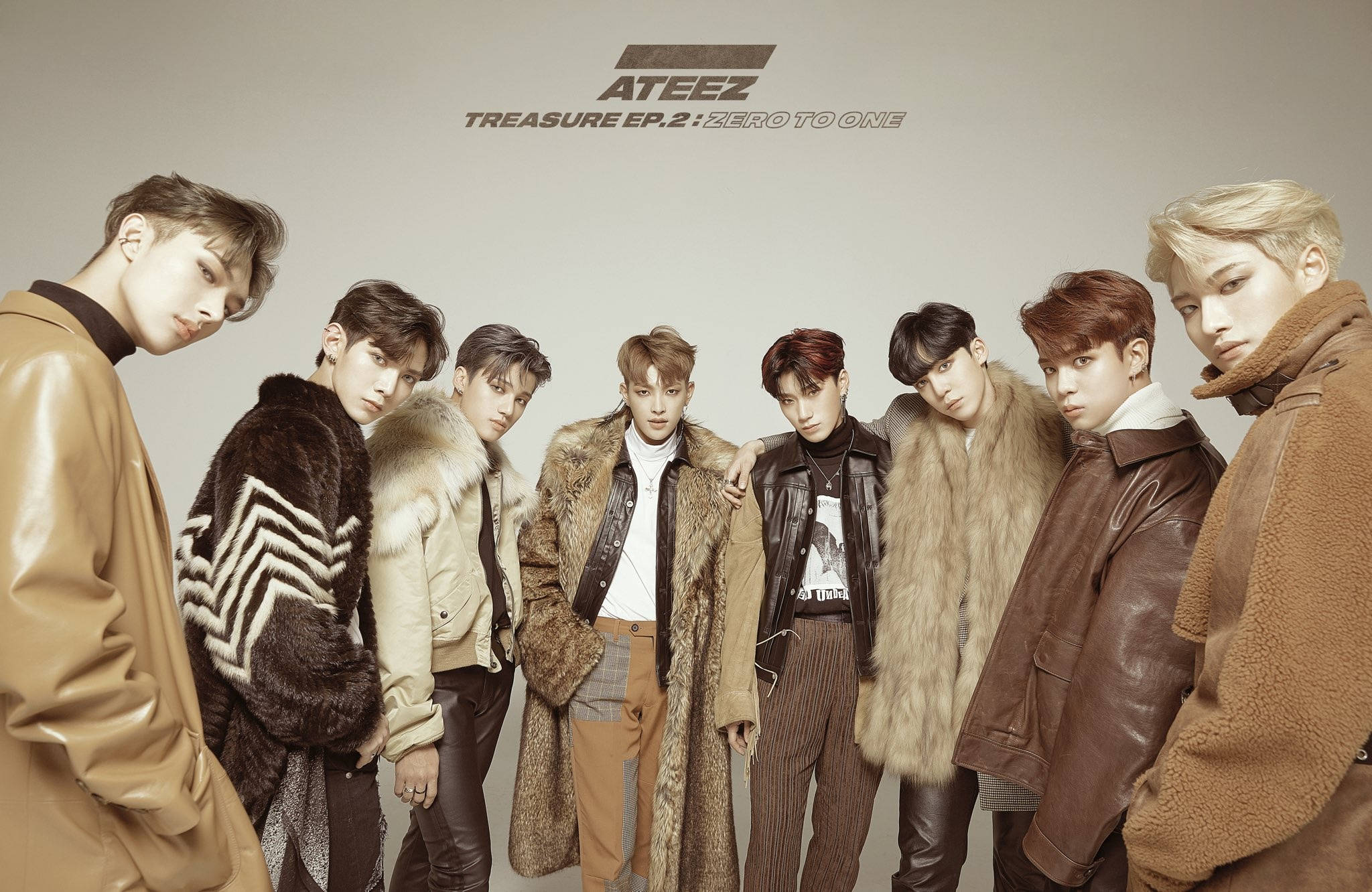 Обкладинка альбому Ateez для робочого столу Шпалери