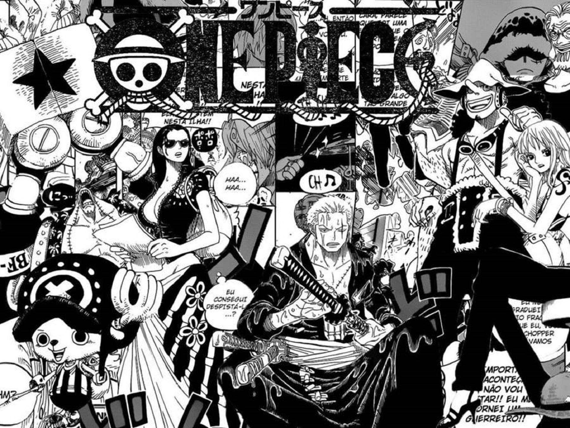 Обкладинка панелі манґи One Piece Шпалери