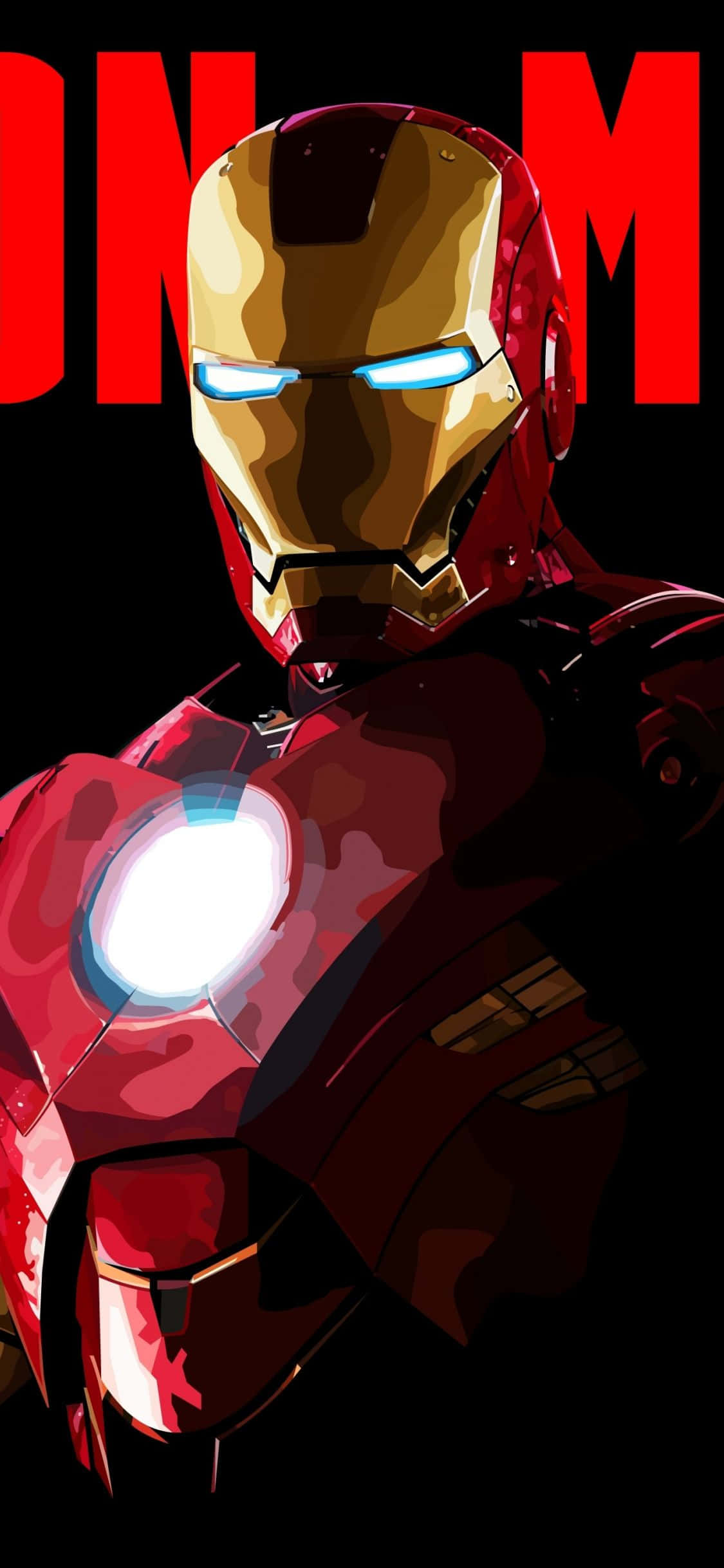 Оновите телефон с Iron Man iPhone X Шпалери