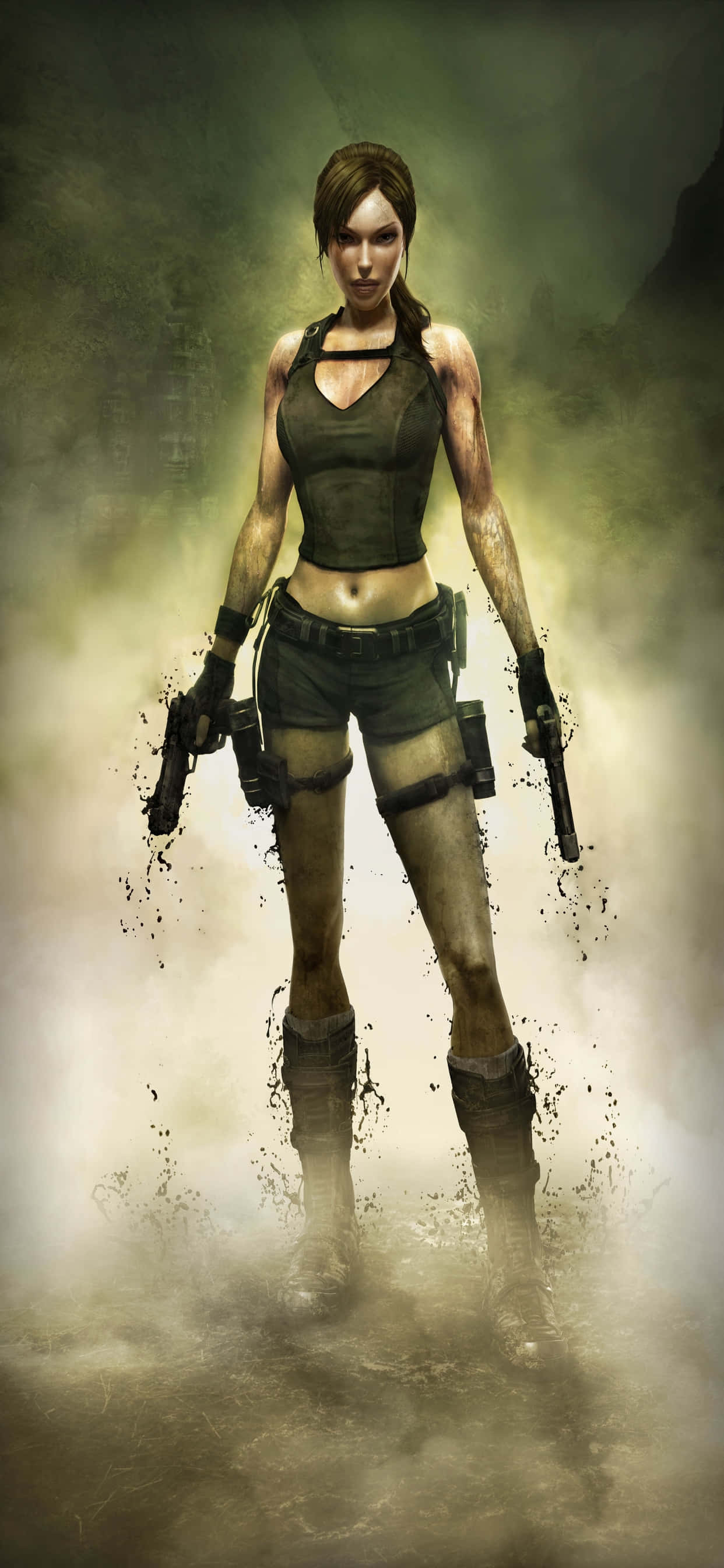 обои lara croft Шпалери