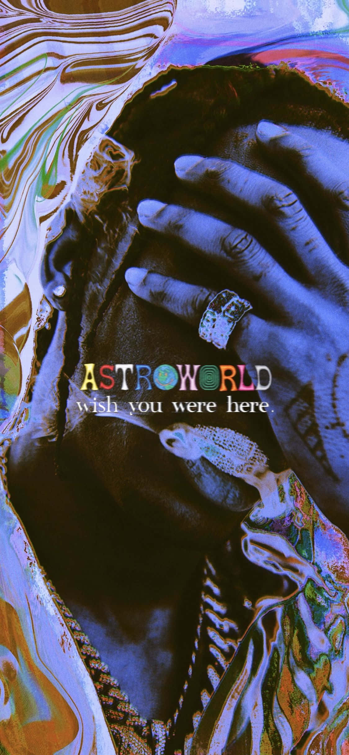 Огни сияют ярче всего в Astroworld Шпалери