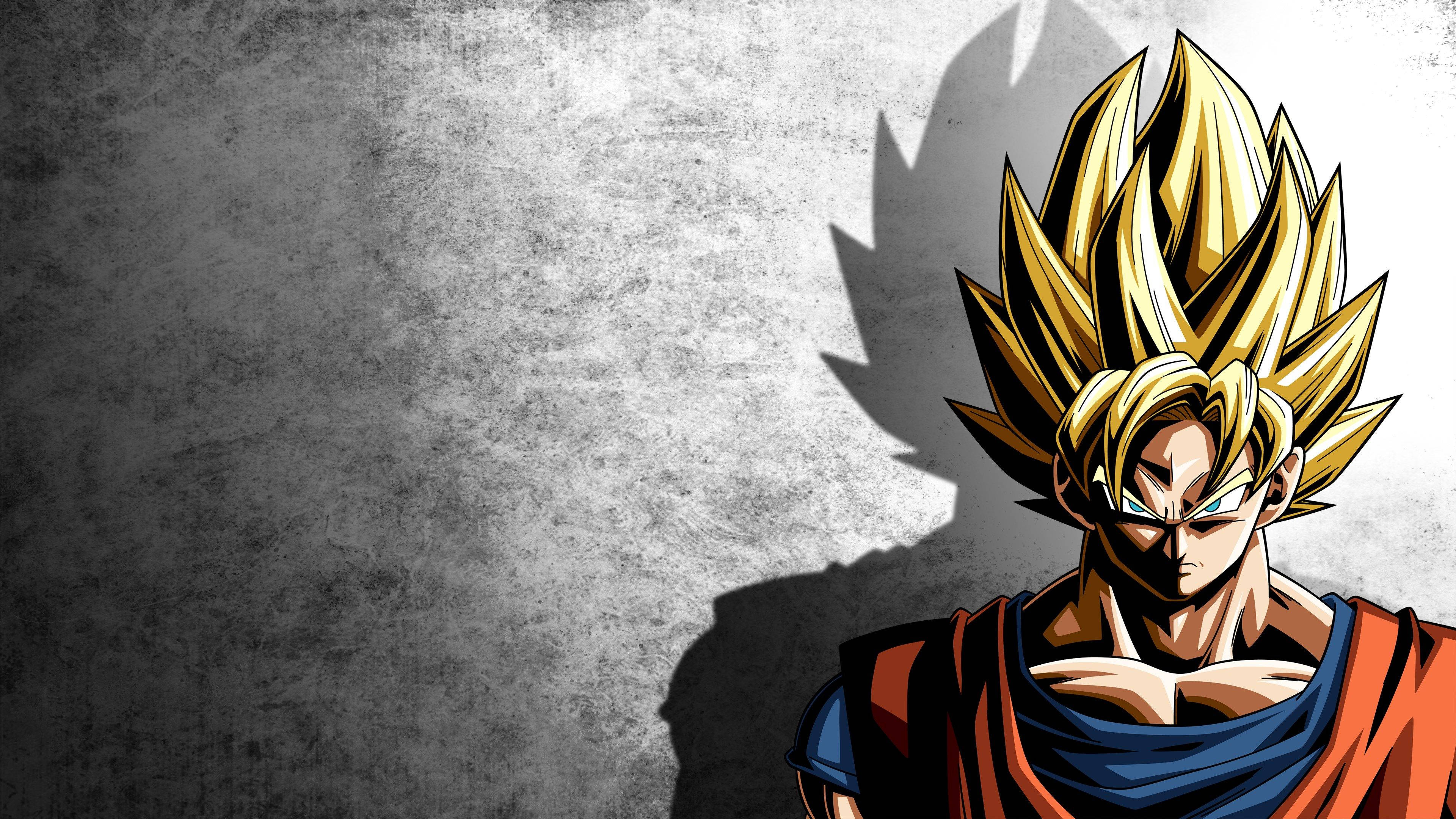 Оригінальний Супер Саян Гоку DBZ 4K Шпалери