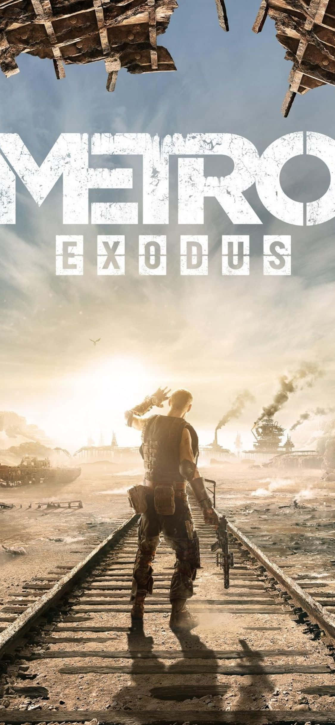 Откройте мир Metro Exodus на вашем iPhone X! Шпалери