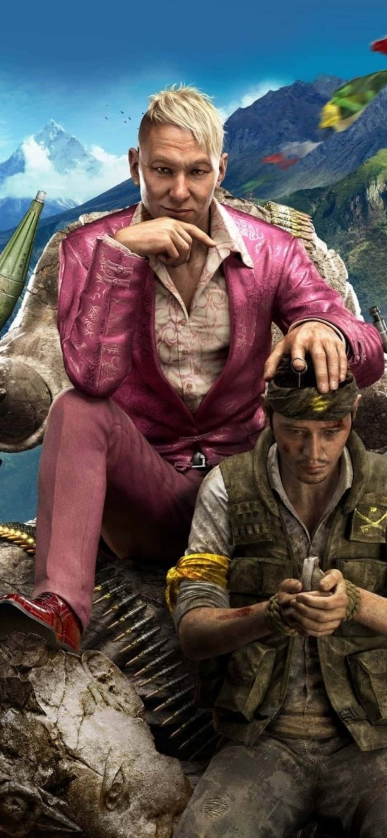 Отправляйтесь в дикие приключения с iPhone Xs Max и Far Cry 4. Шпалери