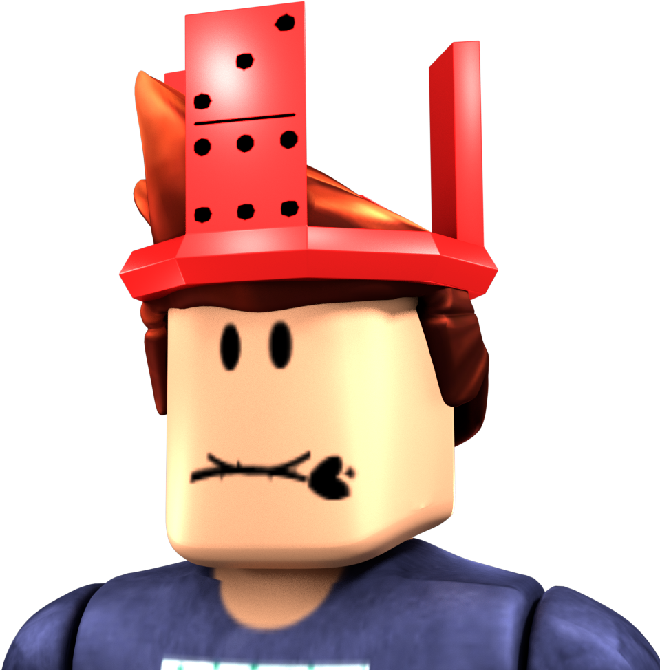 Персонаж Roblox у червоному капелюсі Шпалери