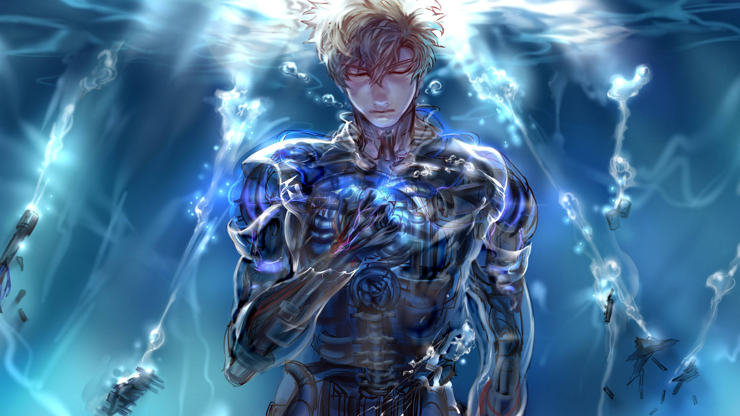 Персонаж аниме One Punch Man Шпалери