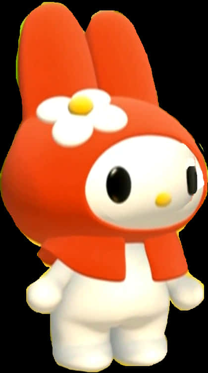 Персонаж у костюмі My Melody Шпалери