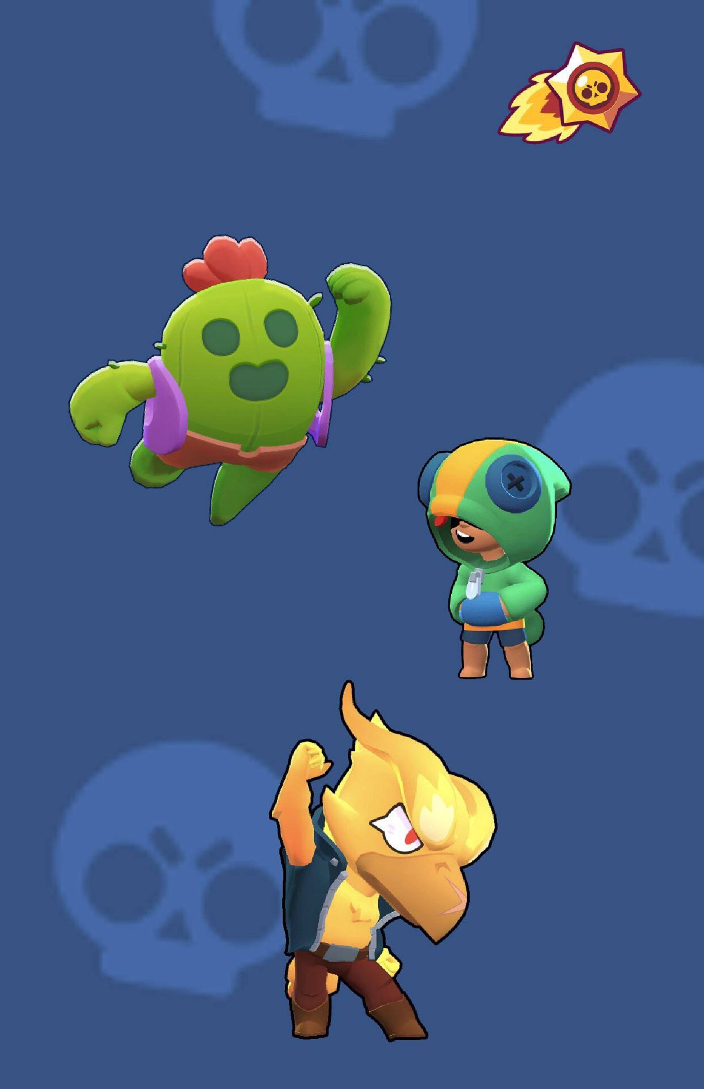 Персонажи MOBA Brawl Stars 4K Шпалери