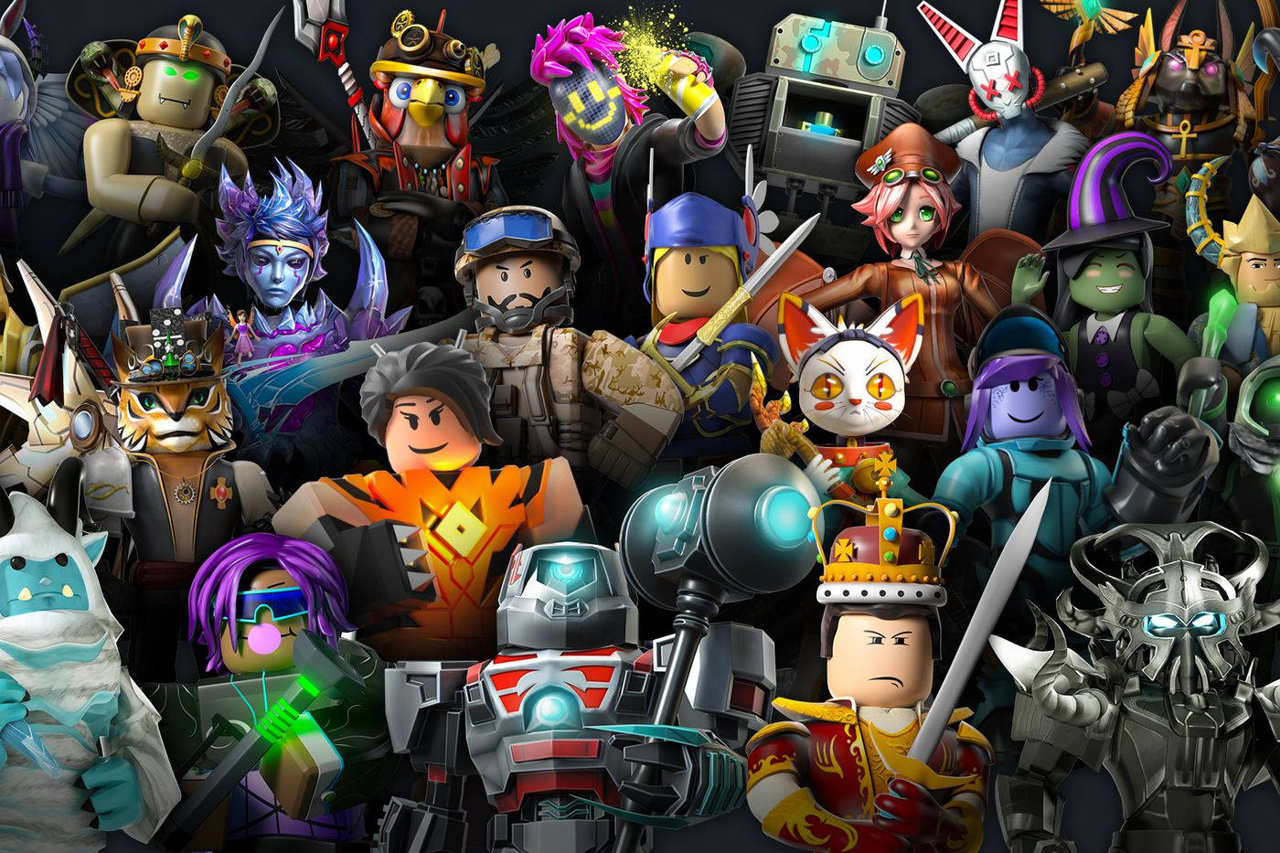 Персонажі гри Roblox Шпалери
