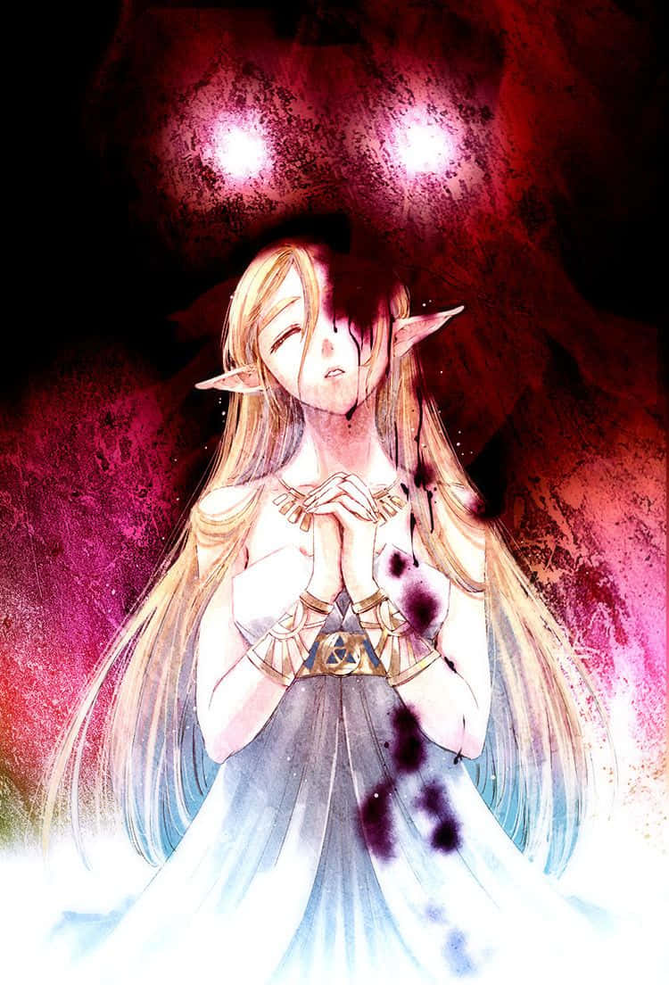 Плачуча принцеса Зельда BOTW Шпалери