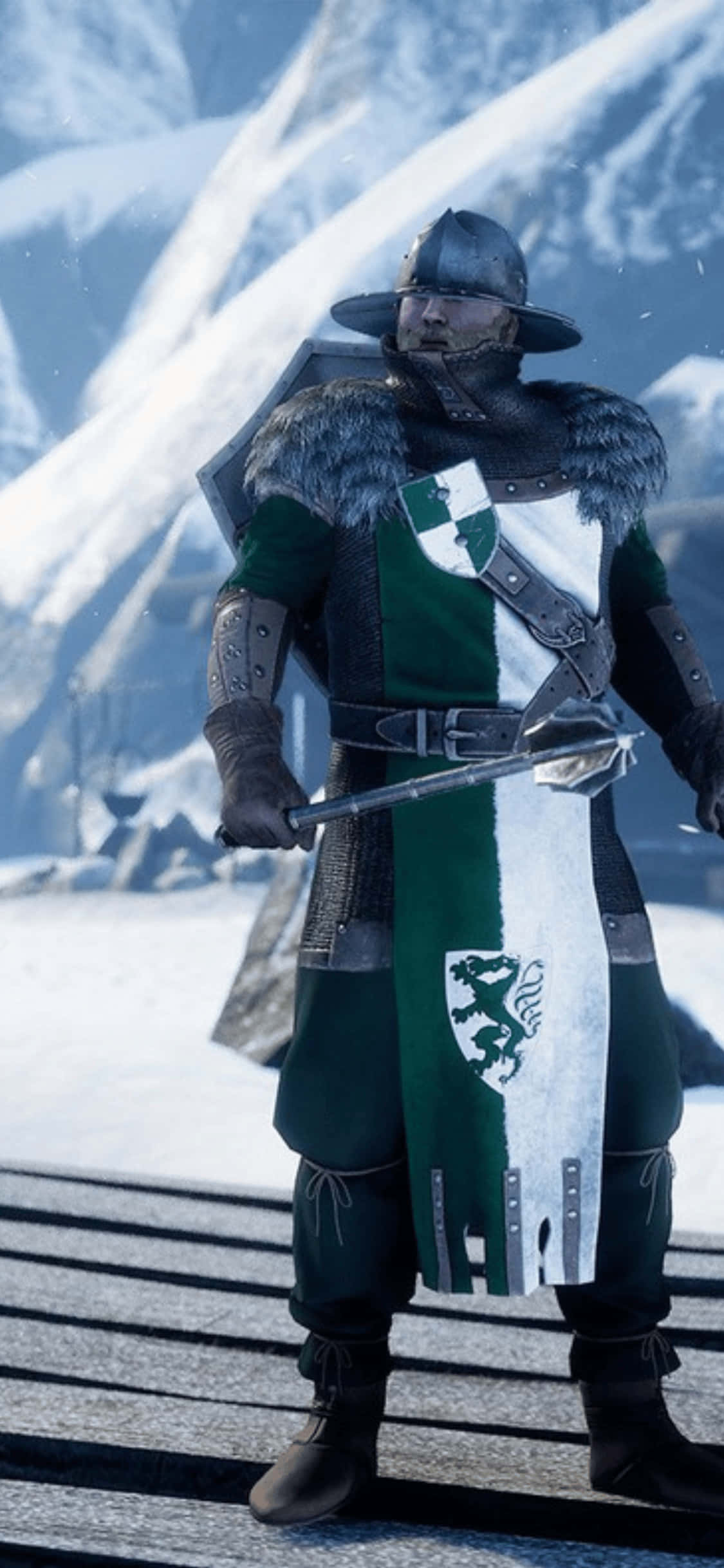 Погружение в эпоху Mordhau — обои для iPhone XS Шпалери