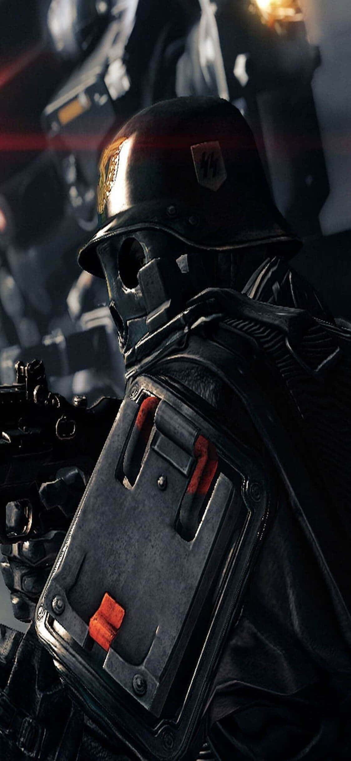 Погрузитесь в мир Wolfenstein II на новом iPhone Xs! Шпалери