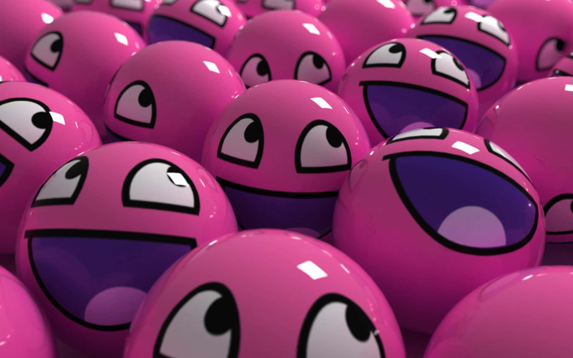 Подаруйте собі усмішку з Kawaii Pink Шпалери