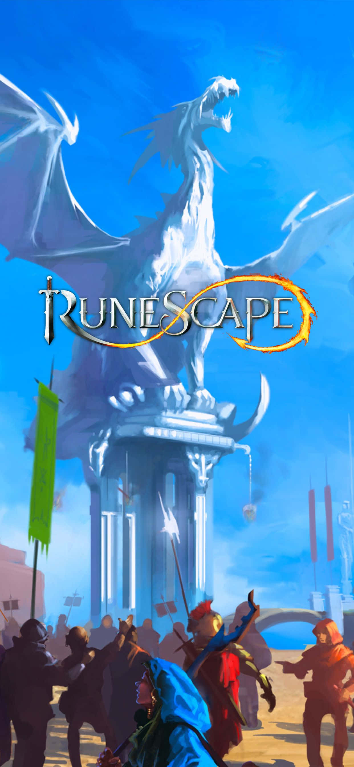 Піднимите ваш ігровой досвіт на новий рівень с iPhone Xs Max и Runescape Шпалери