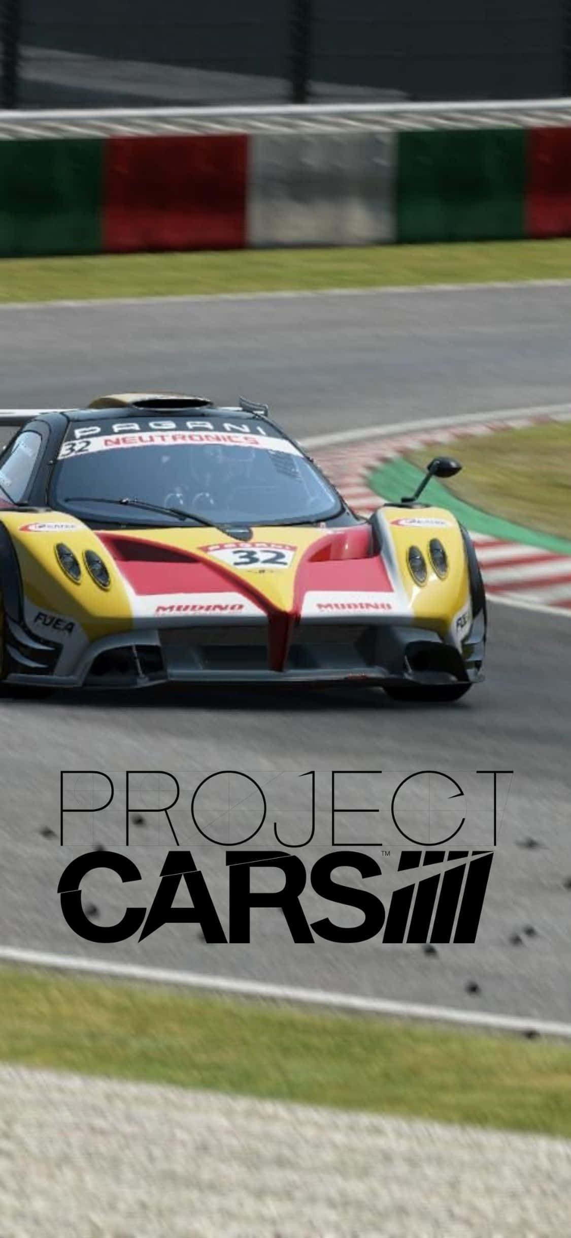 Поднимитесь на новые высоты с Project Cars на iPhone Xs Шпалери