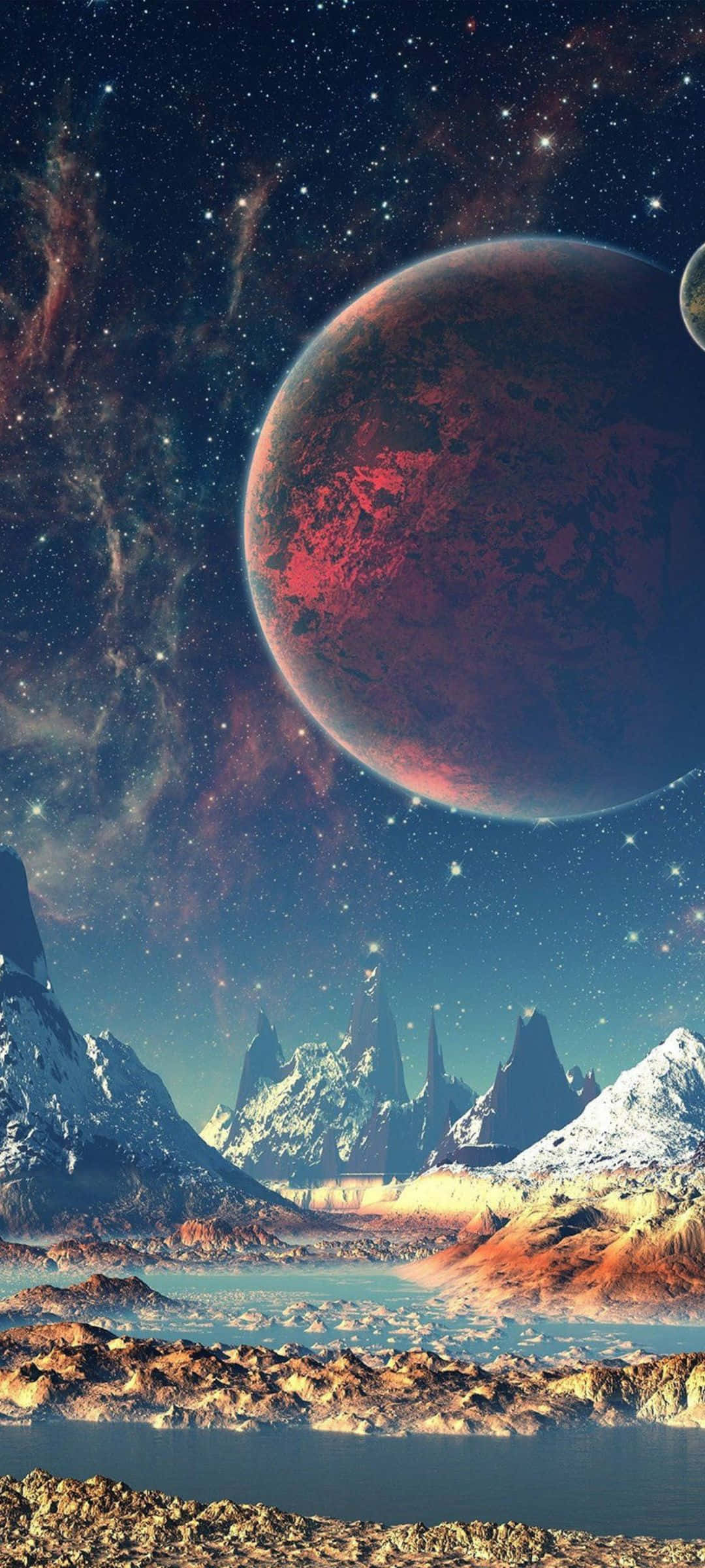 Позапланетний_пейзаж_арт Шпалери