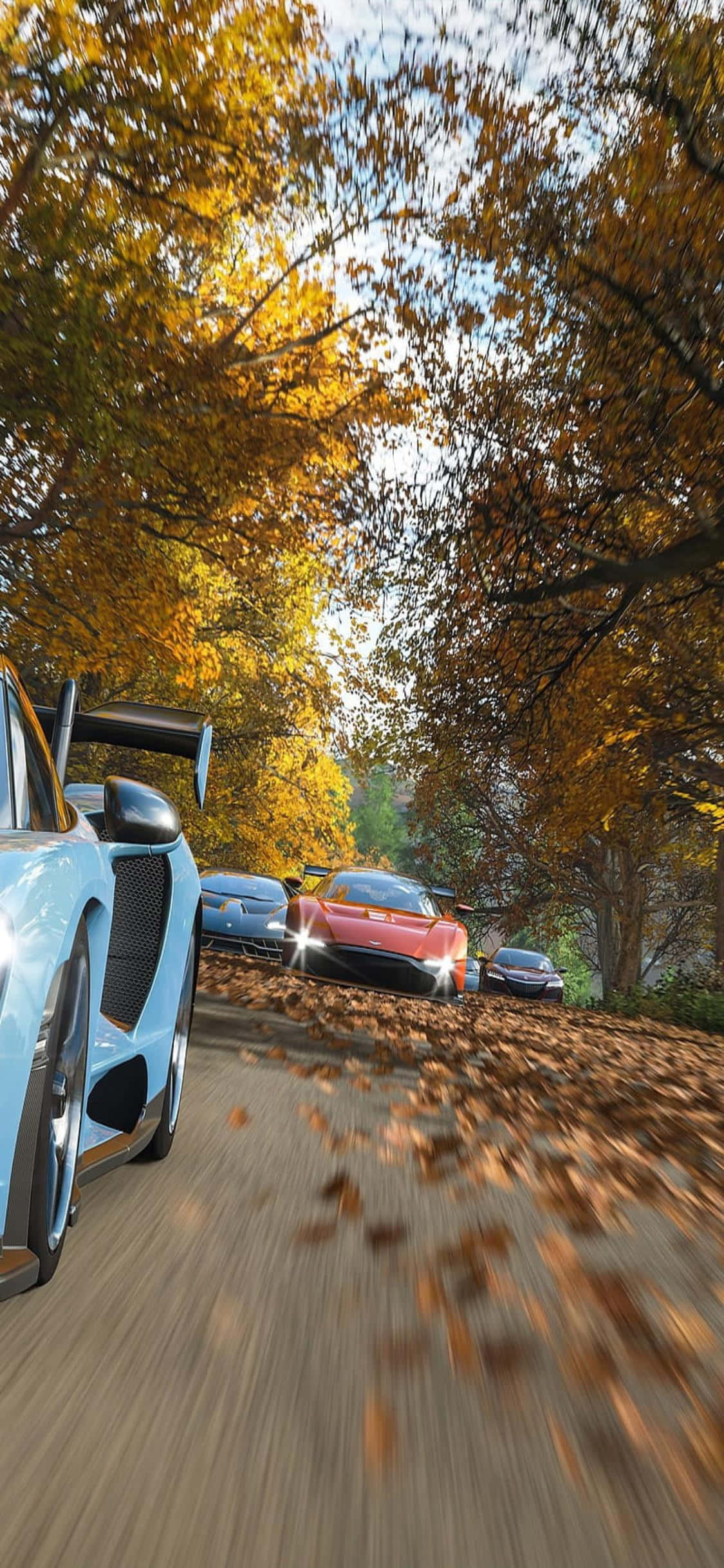Покоряйте дороги в Forza Horizon 4 с iPhone XS Шпалери