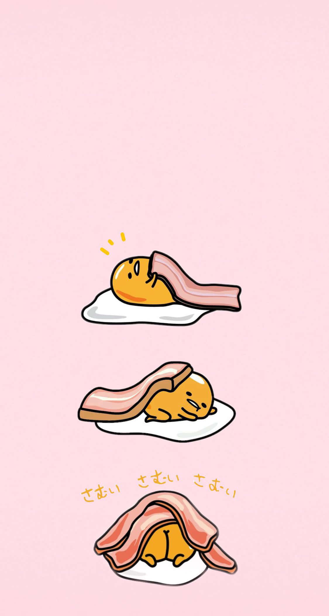Покращ свій технічний арсенал з Gudetama Phone Шпалери