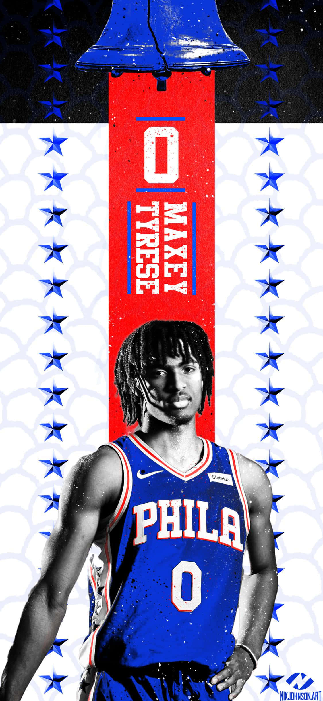 Получайте последние новости 76ers и обои для вашего iPhone! Шпалери