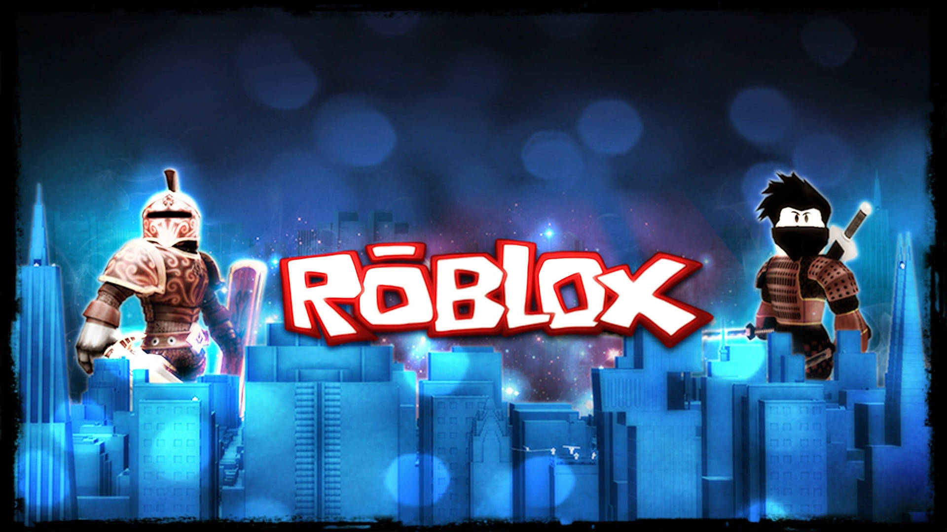 Круті та художні шпалери обкладинки Roblox у стилі неонової естетики.