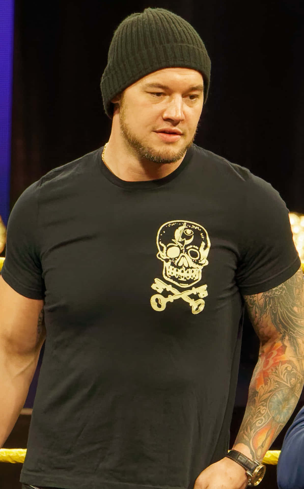 Портрет рестлера WWE Барона Корбина Шпалери