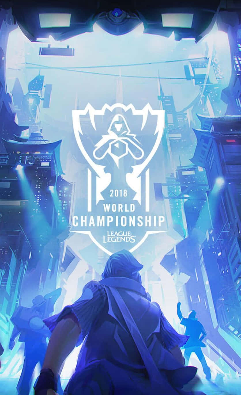 Портретный фон Pixel 3 League of Legends с дизайном постера Шпалери