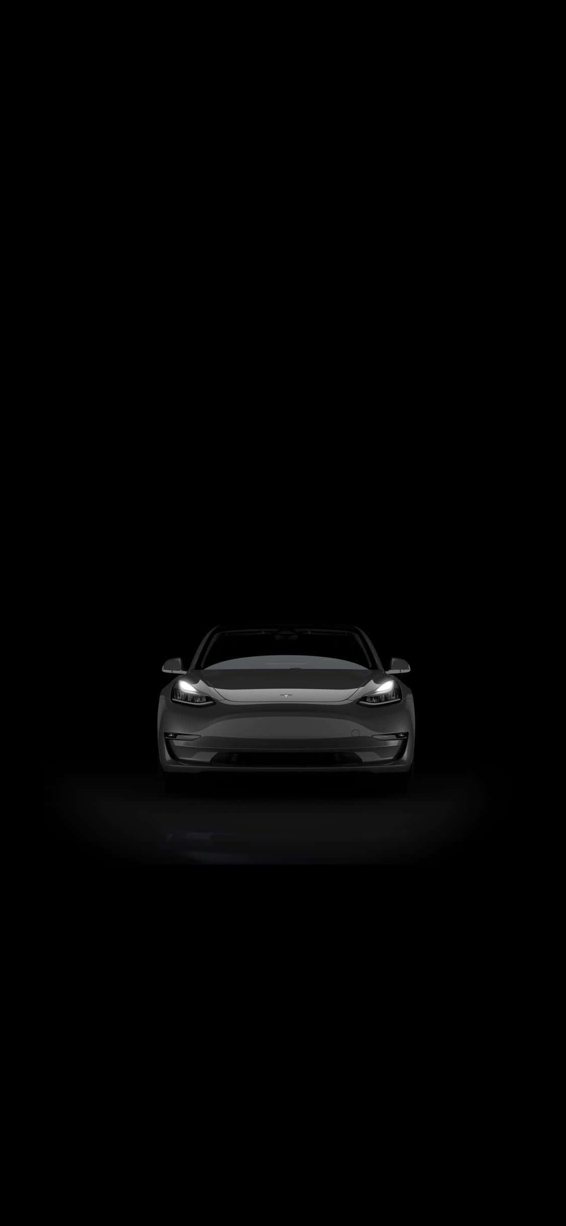 Посмотри на красивый Tesla iPhone Шпалери