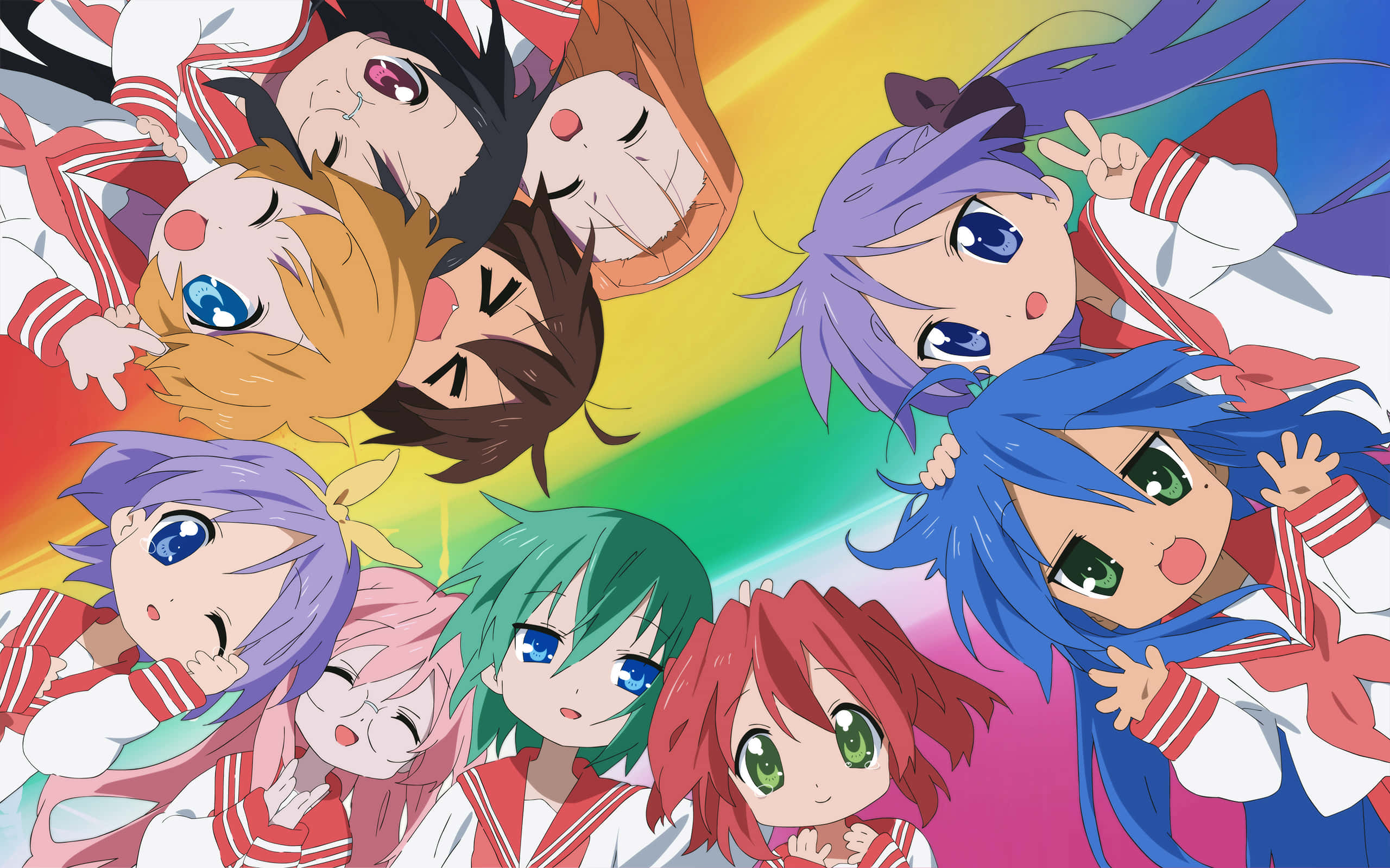 Постер аніме Lucky Star Шпалери
