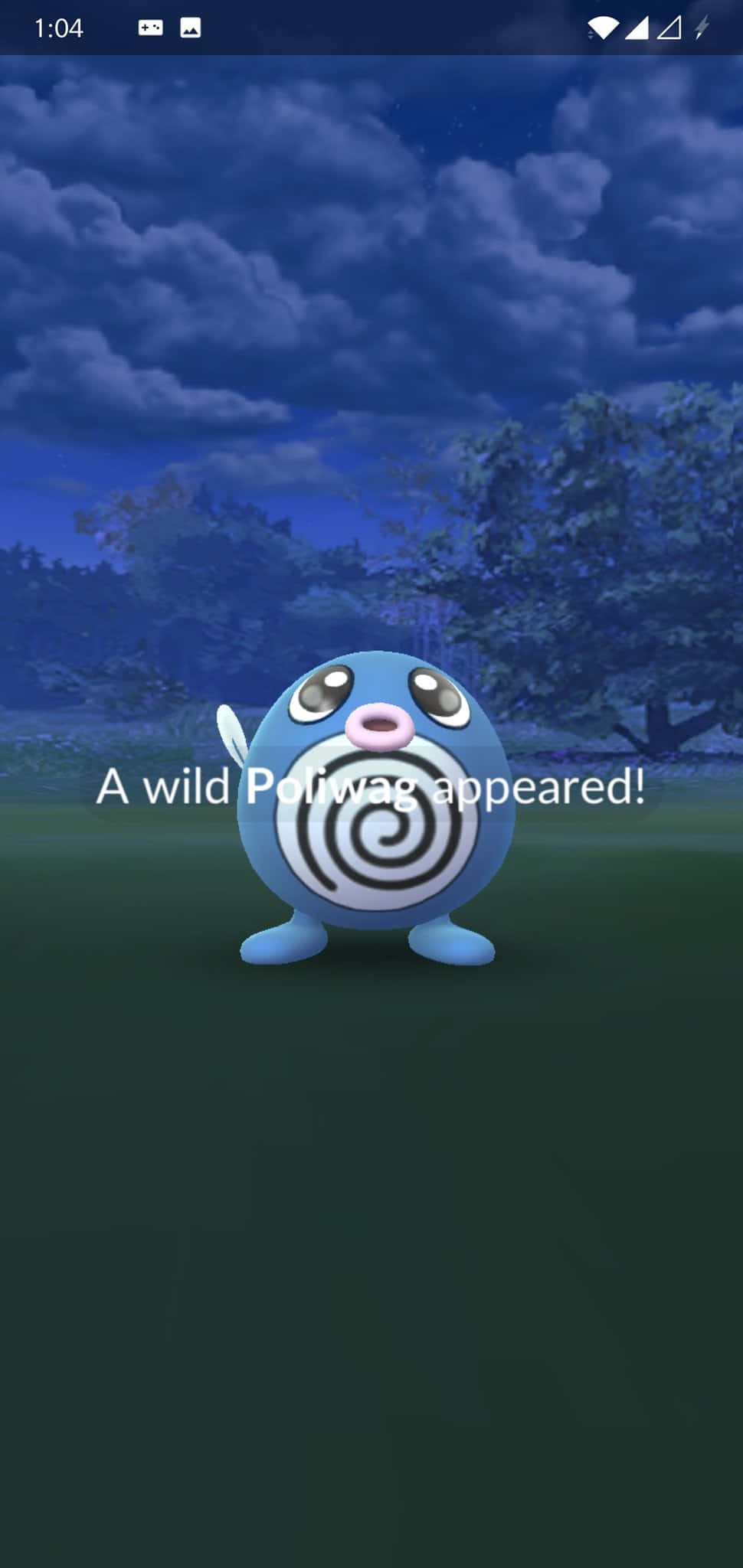 Появился дикий Poliwag Шпалери