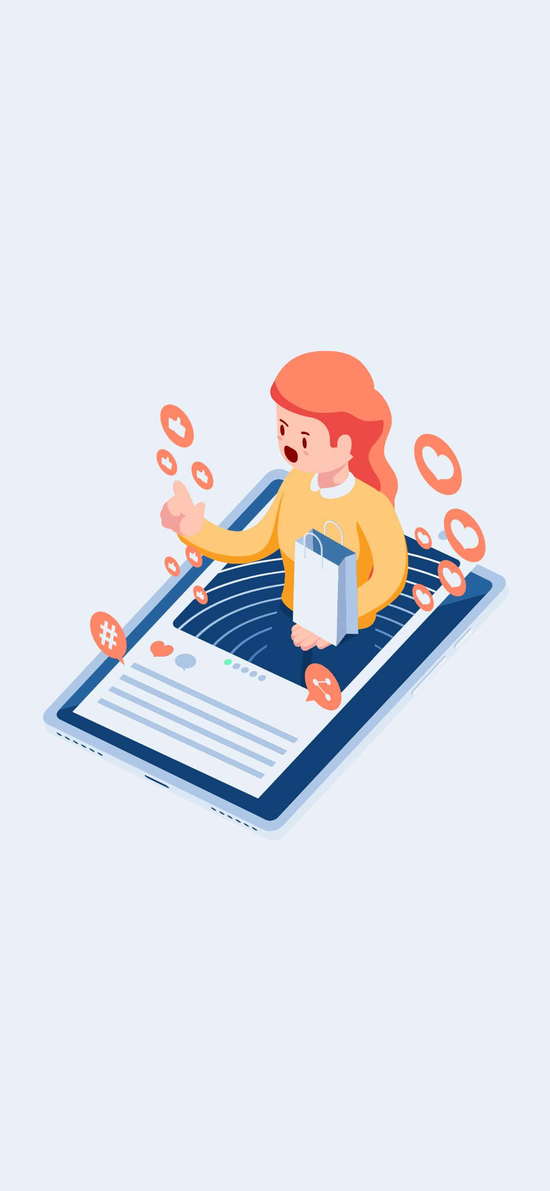 Представляем новый iPhone X Social: революционный телефон для постоянно меняющегося цифрового мира. Шпалери