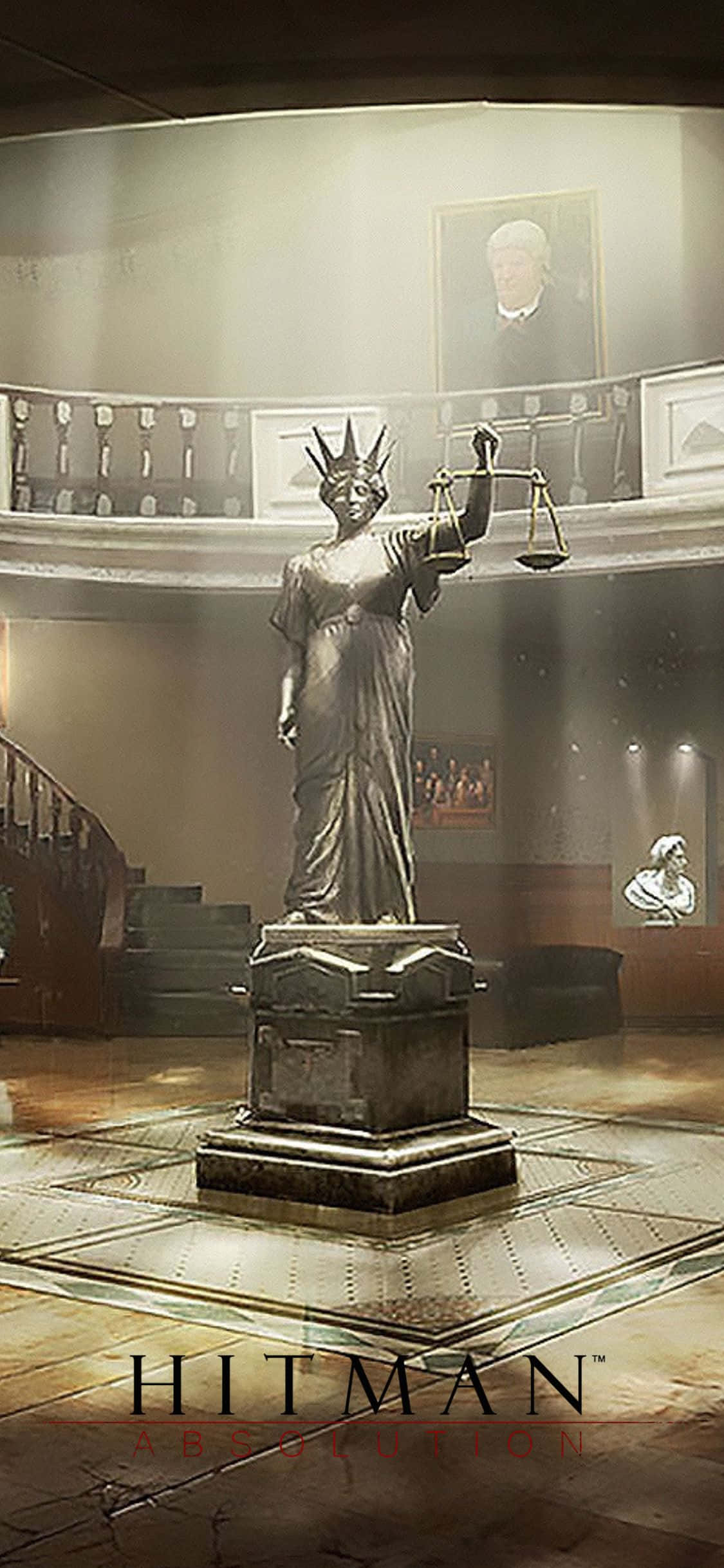 Прими свою судьбу с iPhone X Hitman Absolution Шпалери