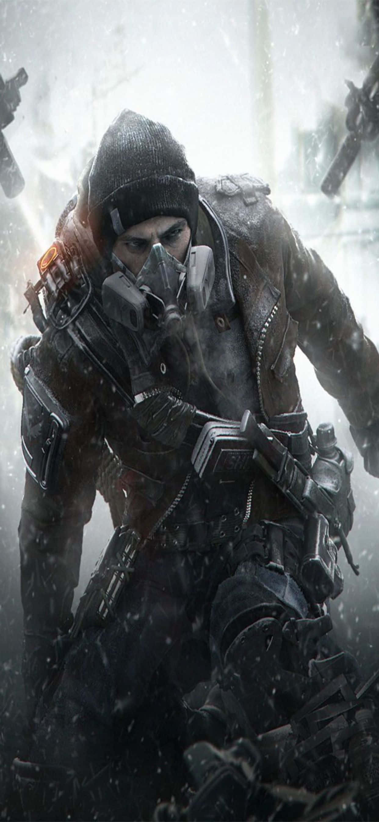 Прими бой в The Division с iPhone Xs Max Шпалери