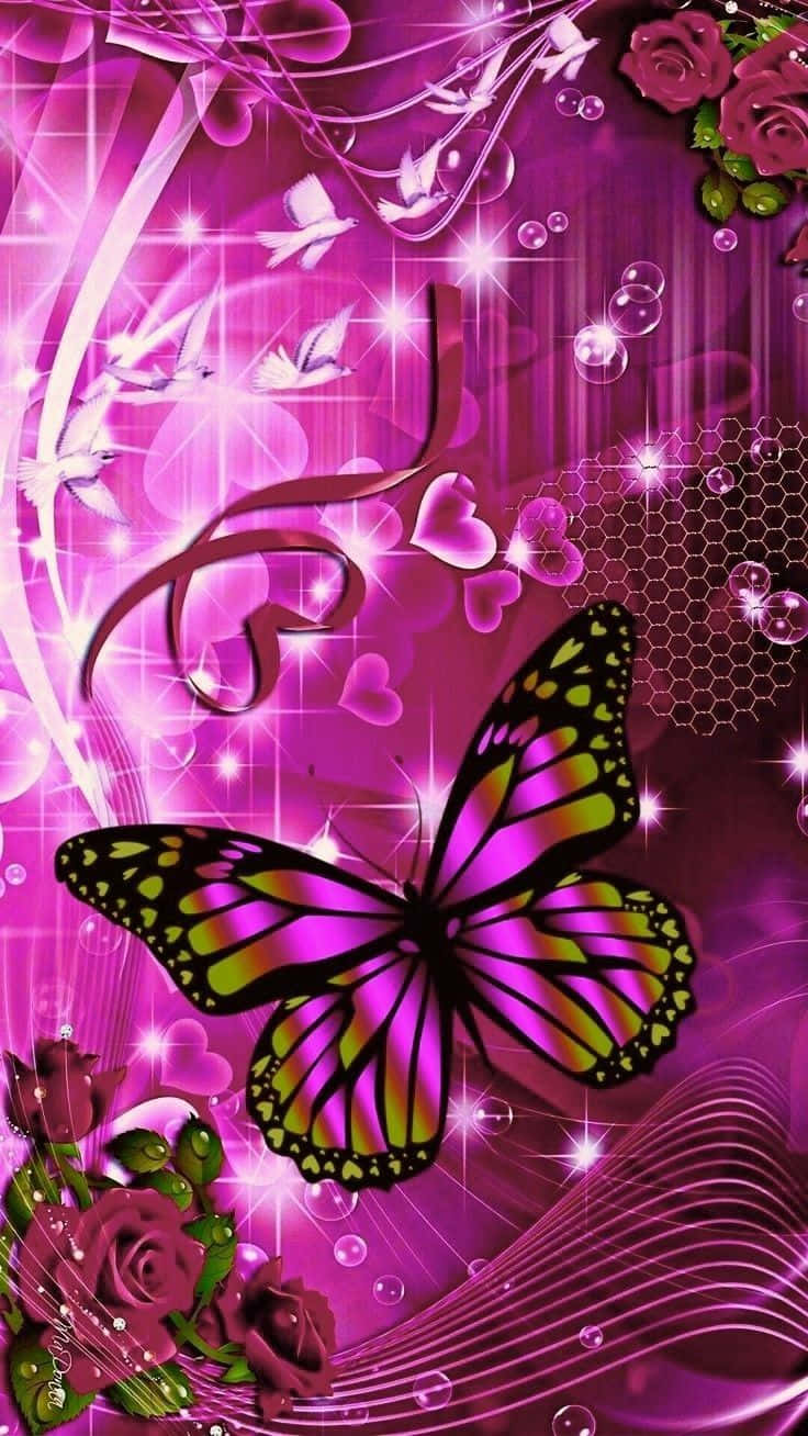 Природна краса естетичного метелика Шпалери