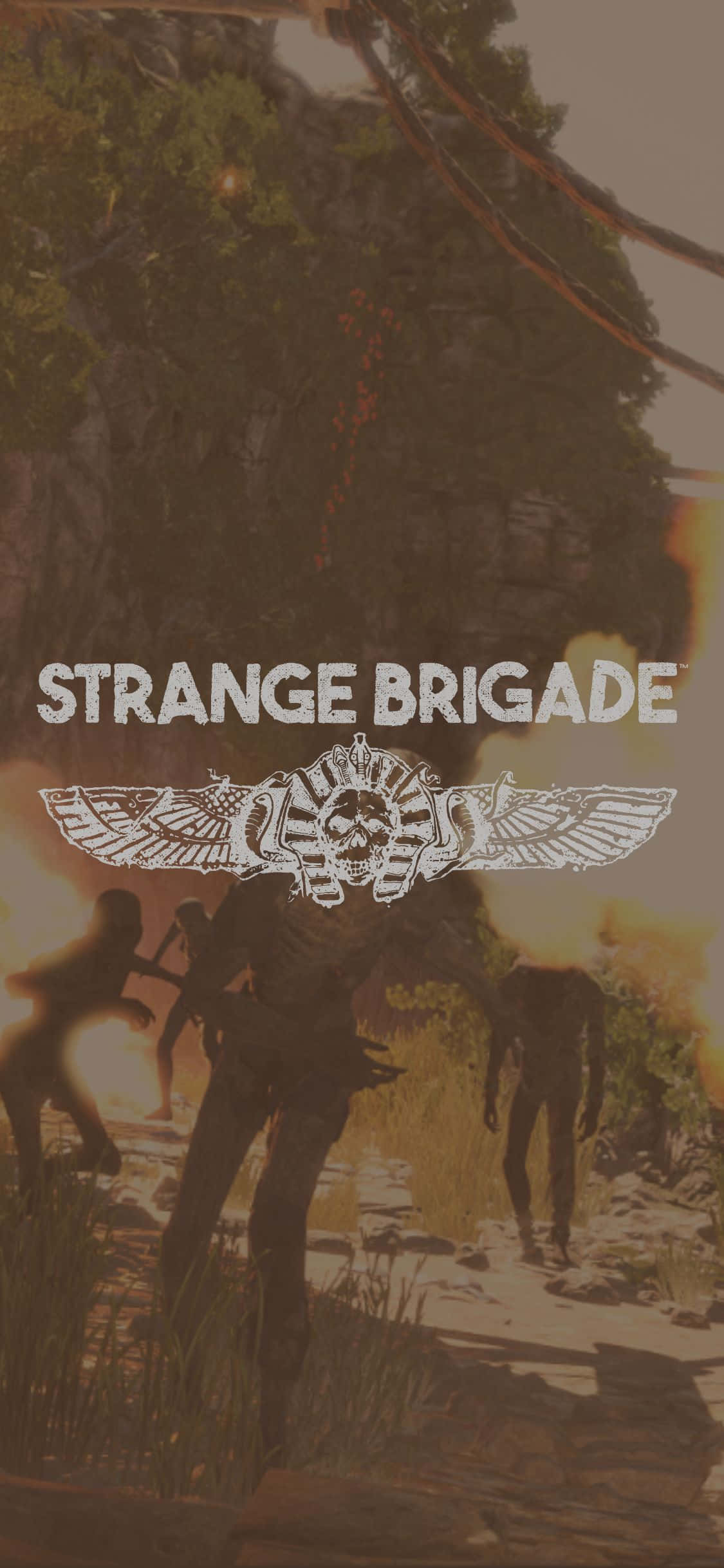 Приєдиняйся к приключению с iPhone X Strange Brigade Шпалери