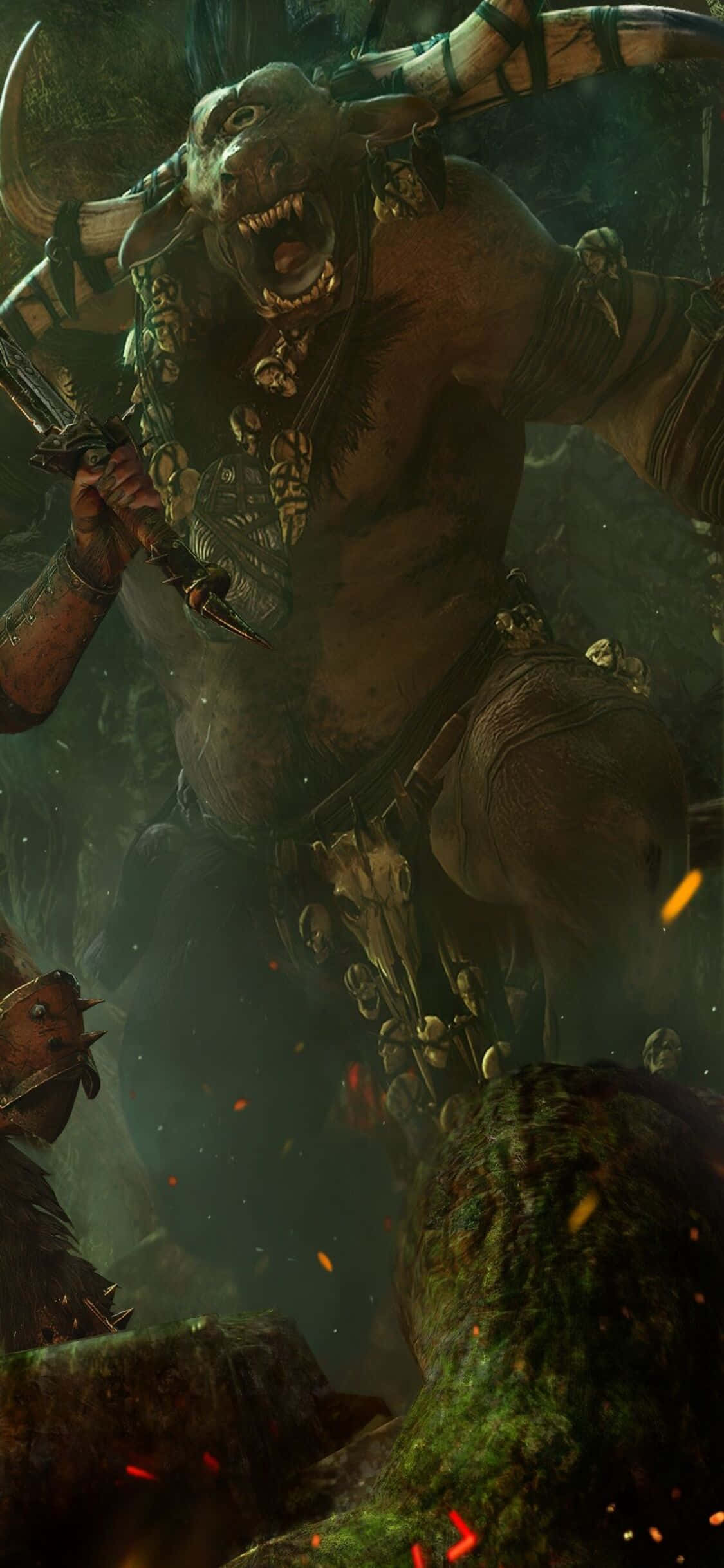 Приєдиняйся к епической битве Total War Warhammer на своём iPhone X Шпалери