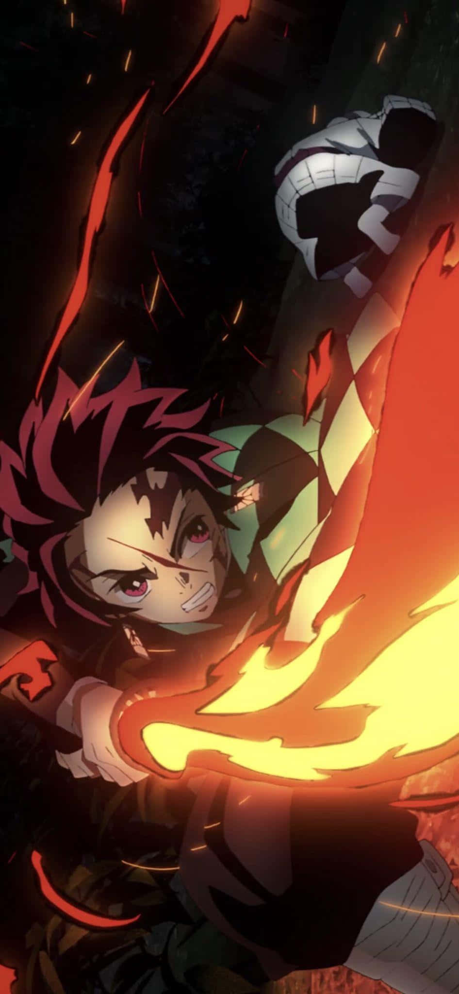 Продемонстрируйте свою страсть до Demon Slayer і Kohaku с чехлом для iPhone 11 Шпалери
