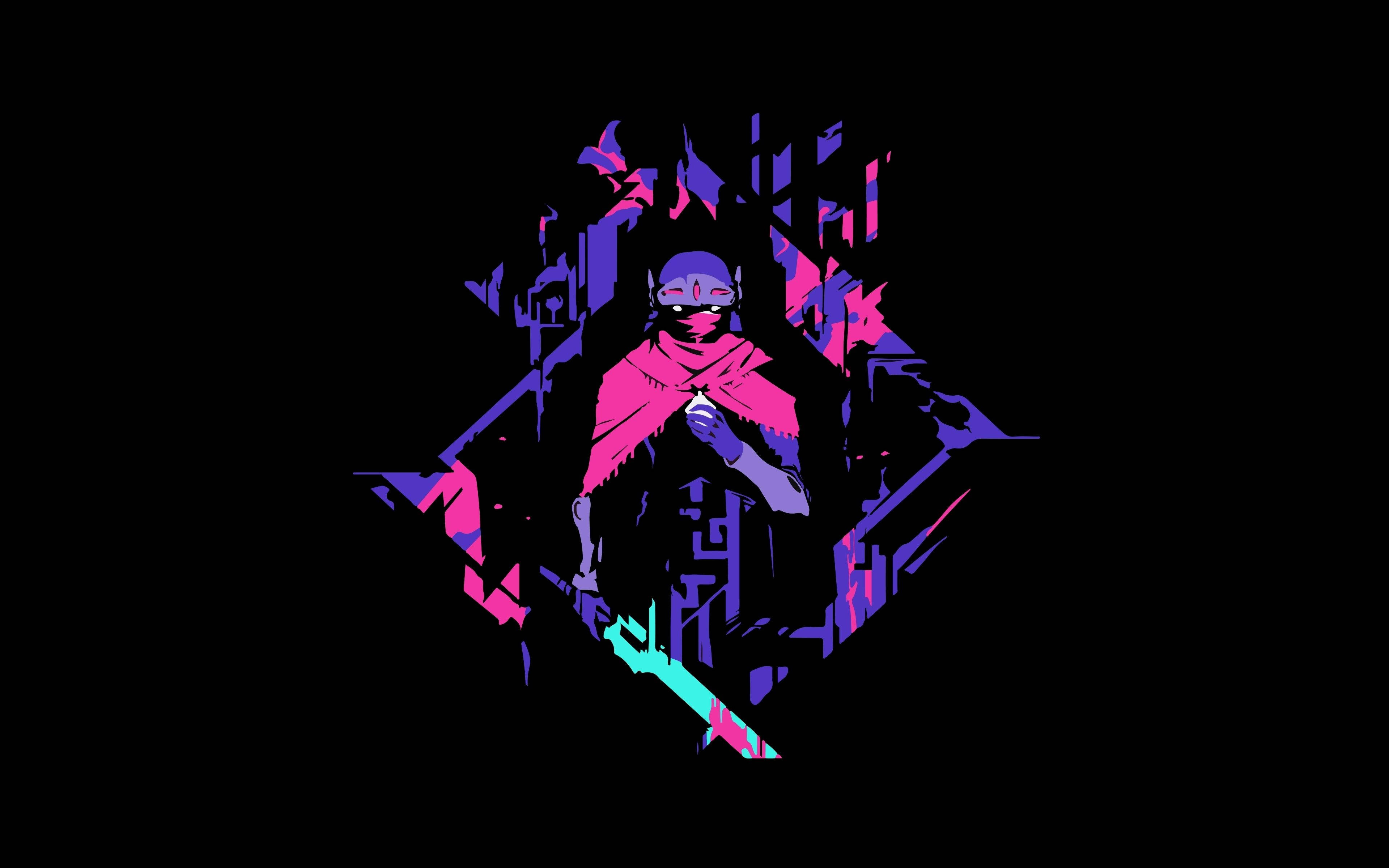 Простота ігрового стиля Hyper Light Drifter Шпалери