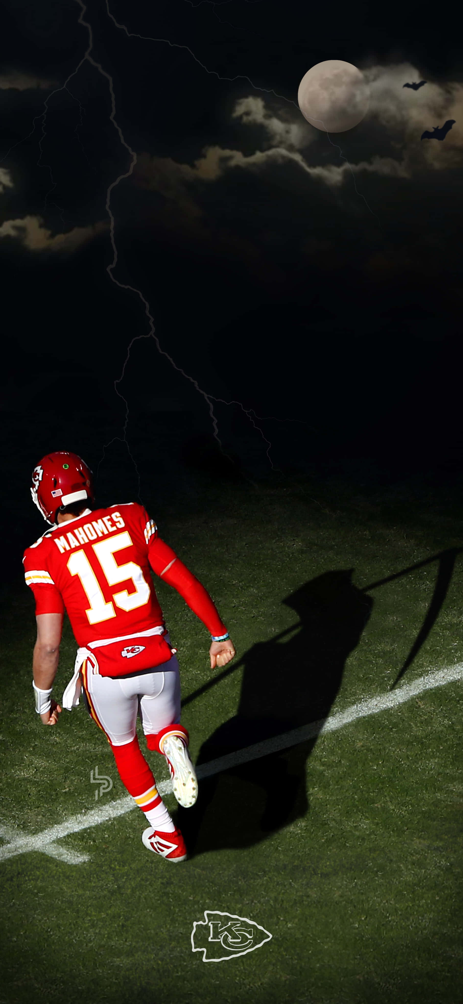 Пэт Махоумс из NFL по телефону Шпалери