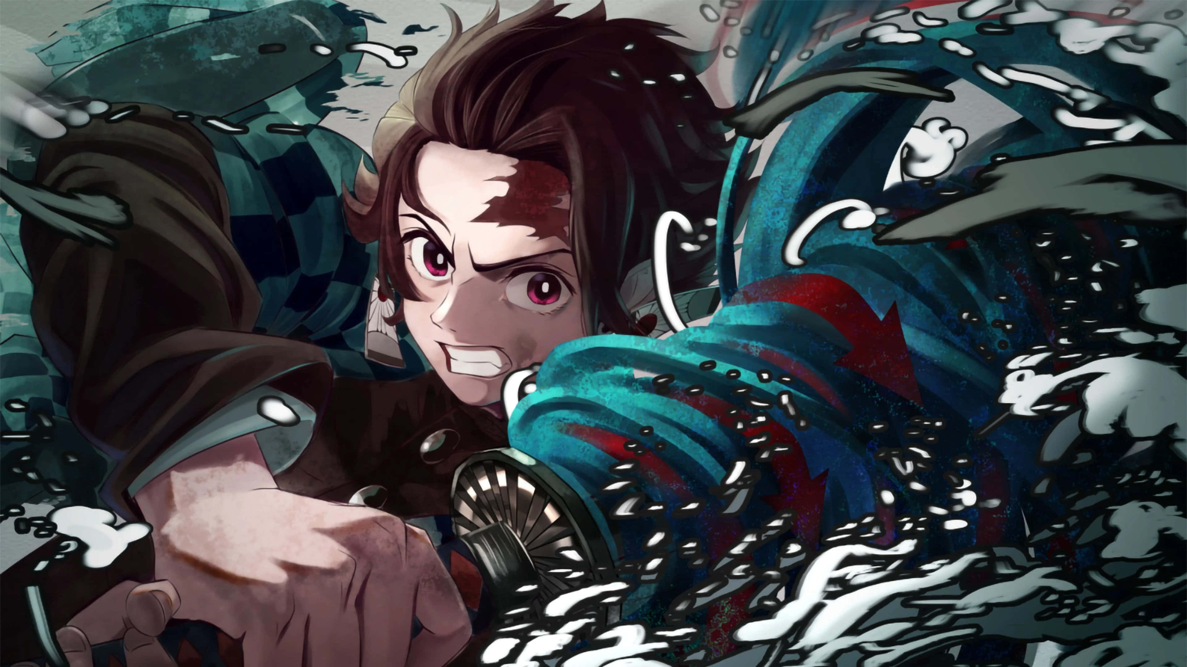 Підкорюй світ разом із Тандзіро з «Клинка, що розсікає демонів» Шпалери