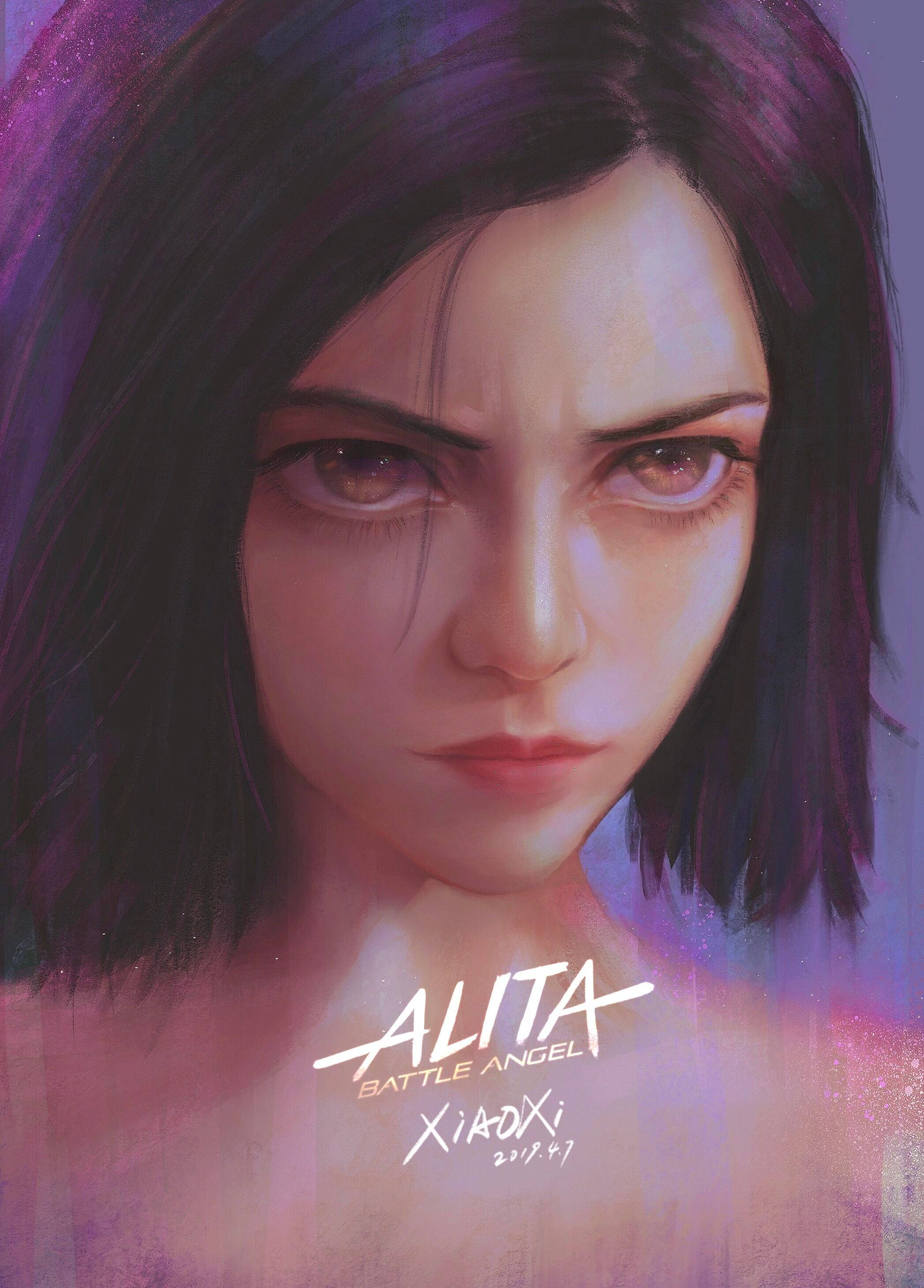 Разгневанная Алита: Боевой ангел Шпалери
