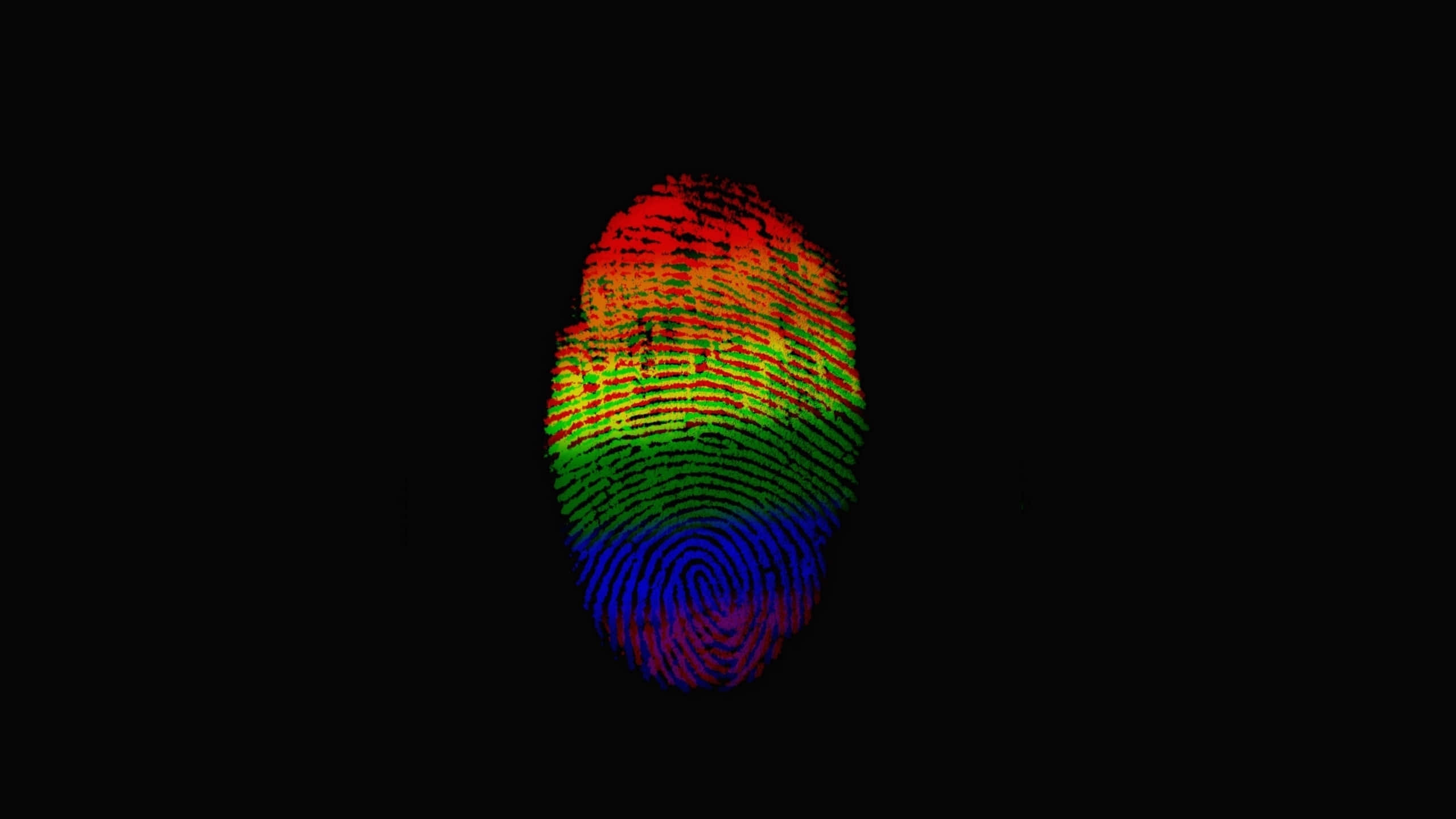 Райдужний відбиток пальця 1440p AMOLED фон Шпалери