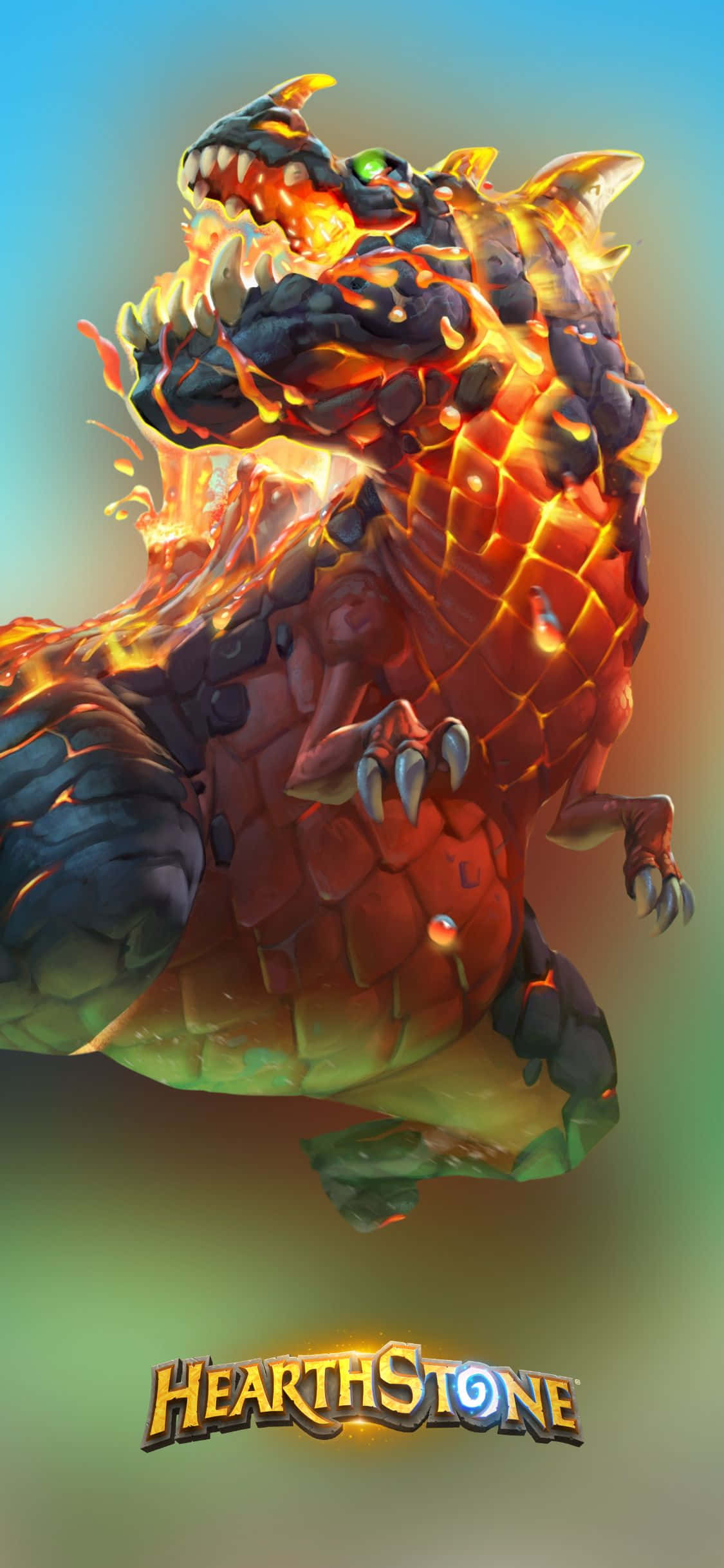 Рептилия iPhone XS Hearthstone Фон Шпалери
