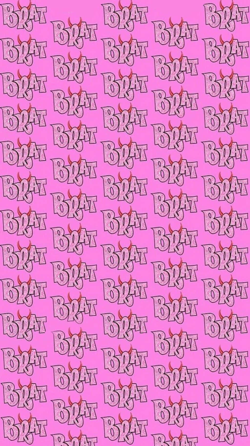Ретро фон Bratz в розовом стиле Y2K Шпалери