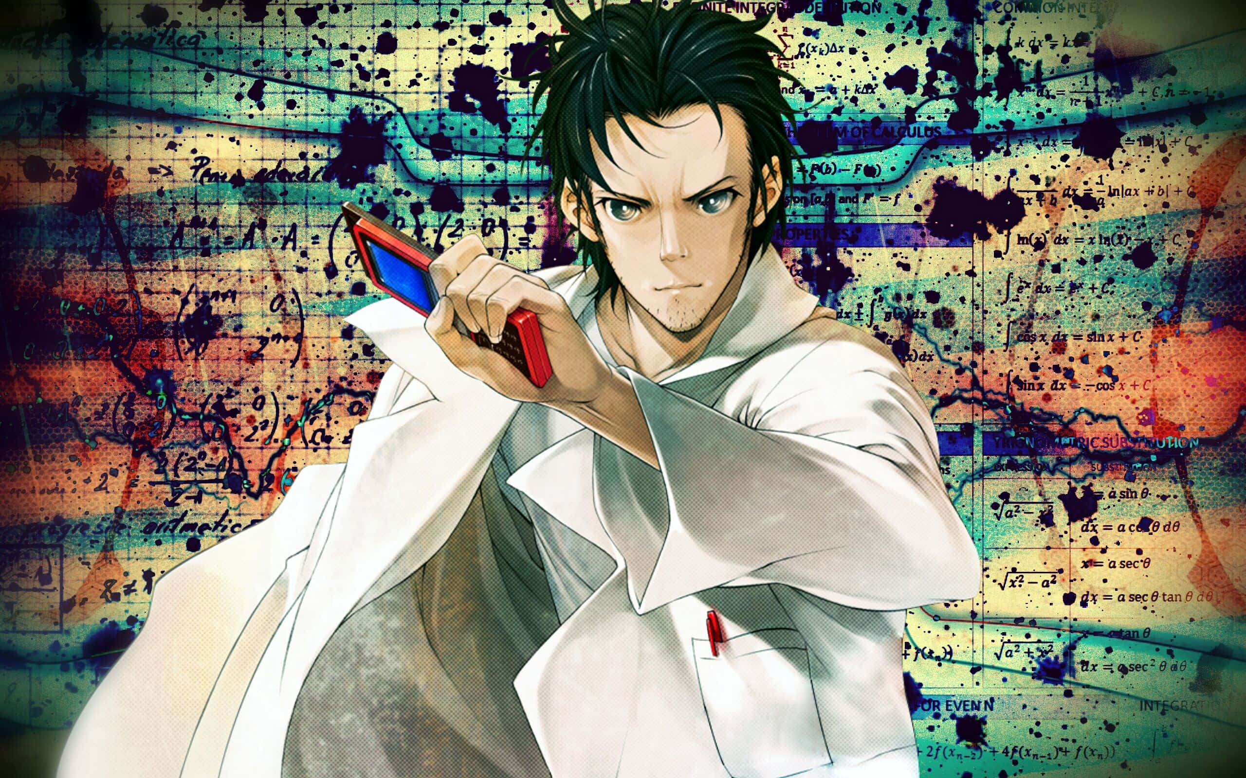 Ринтаро Окабэ — эксцентричный ученый из Steins;Gate Шпалери